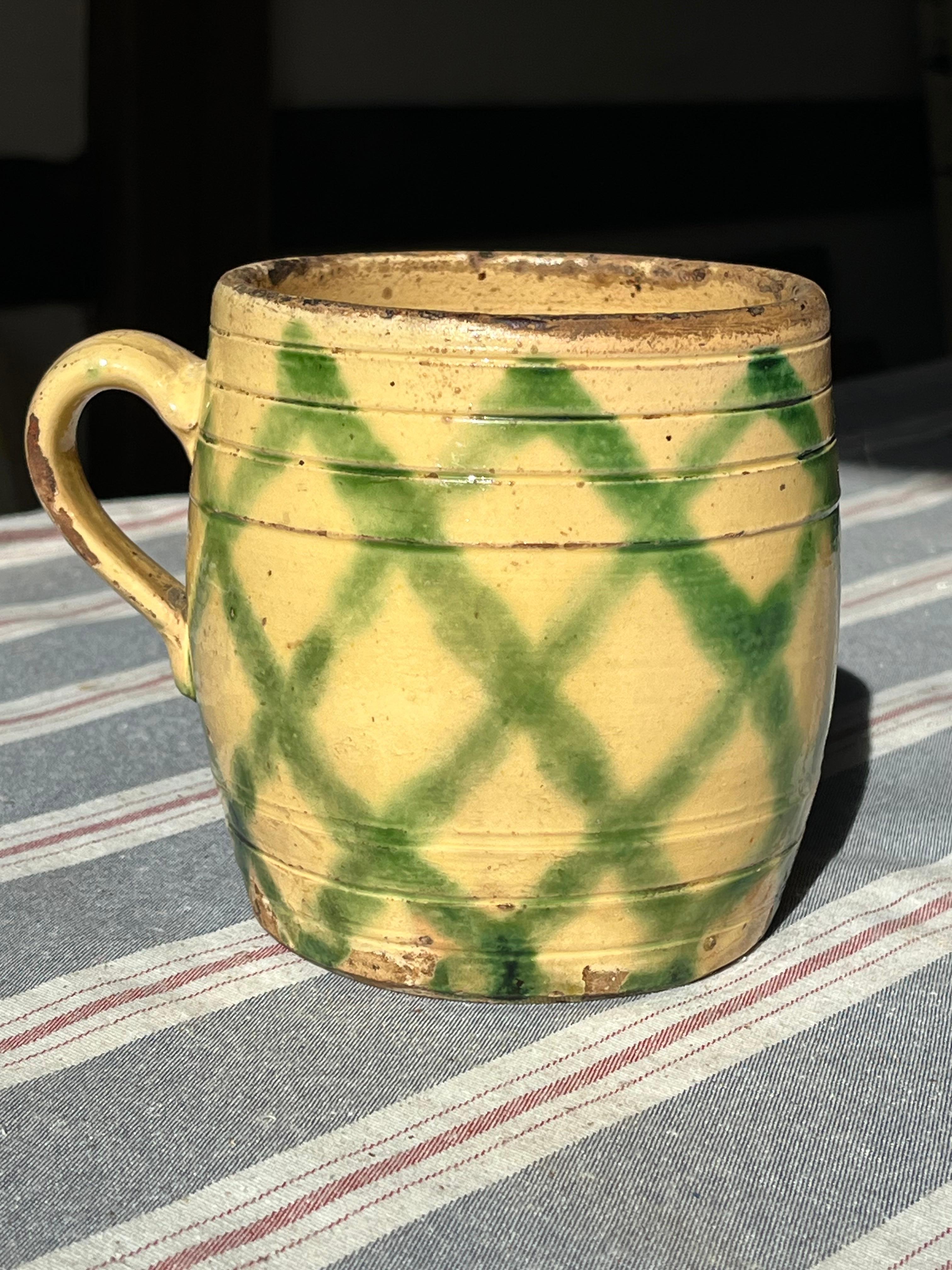 Francese Vaso a forma di barile French Country, Jaspe