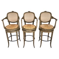 Tabourets en bois