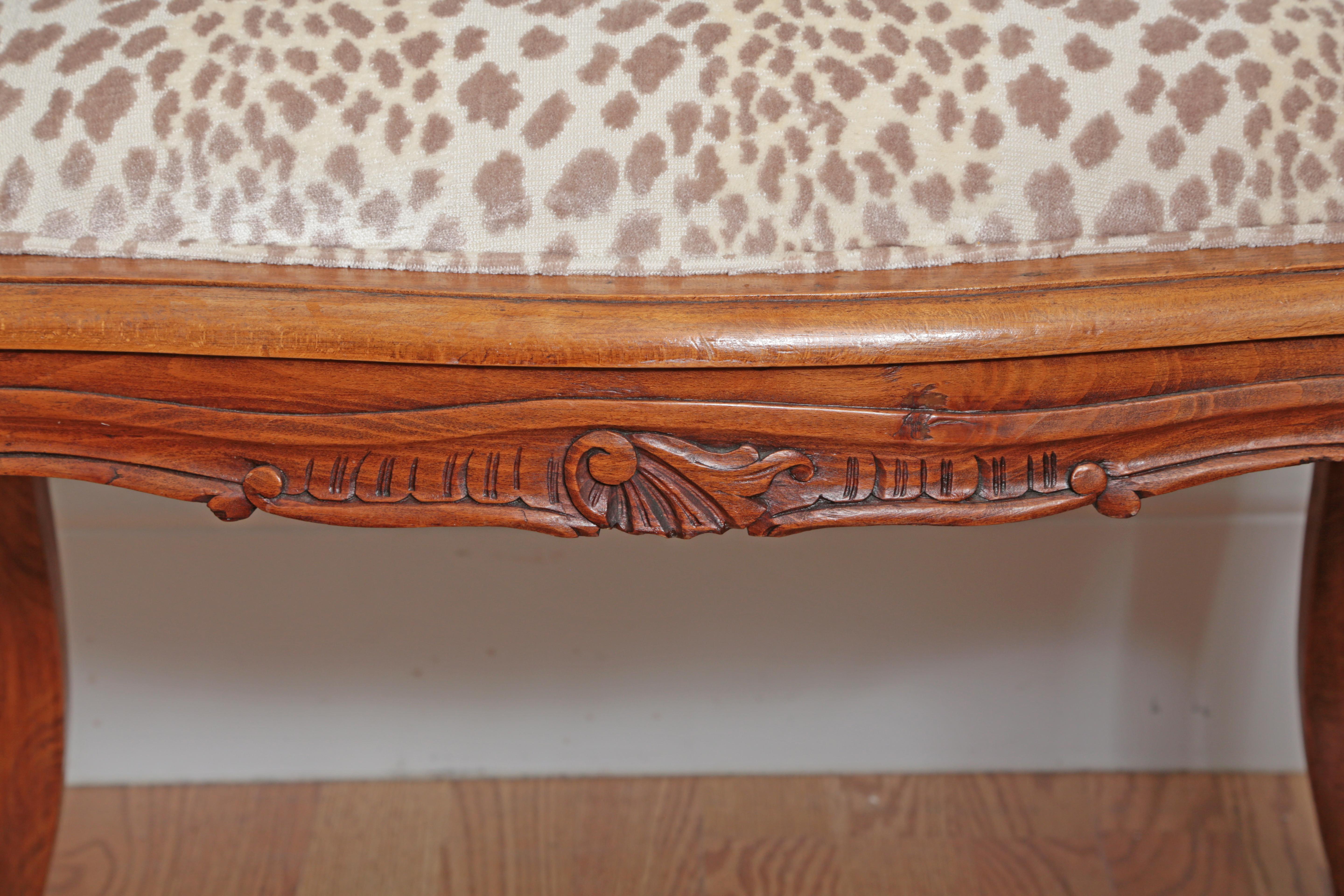 French Country Bench in Louis XV Style 1