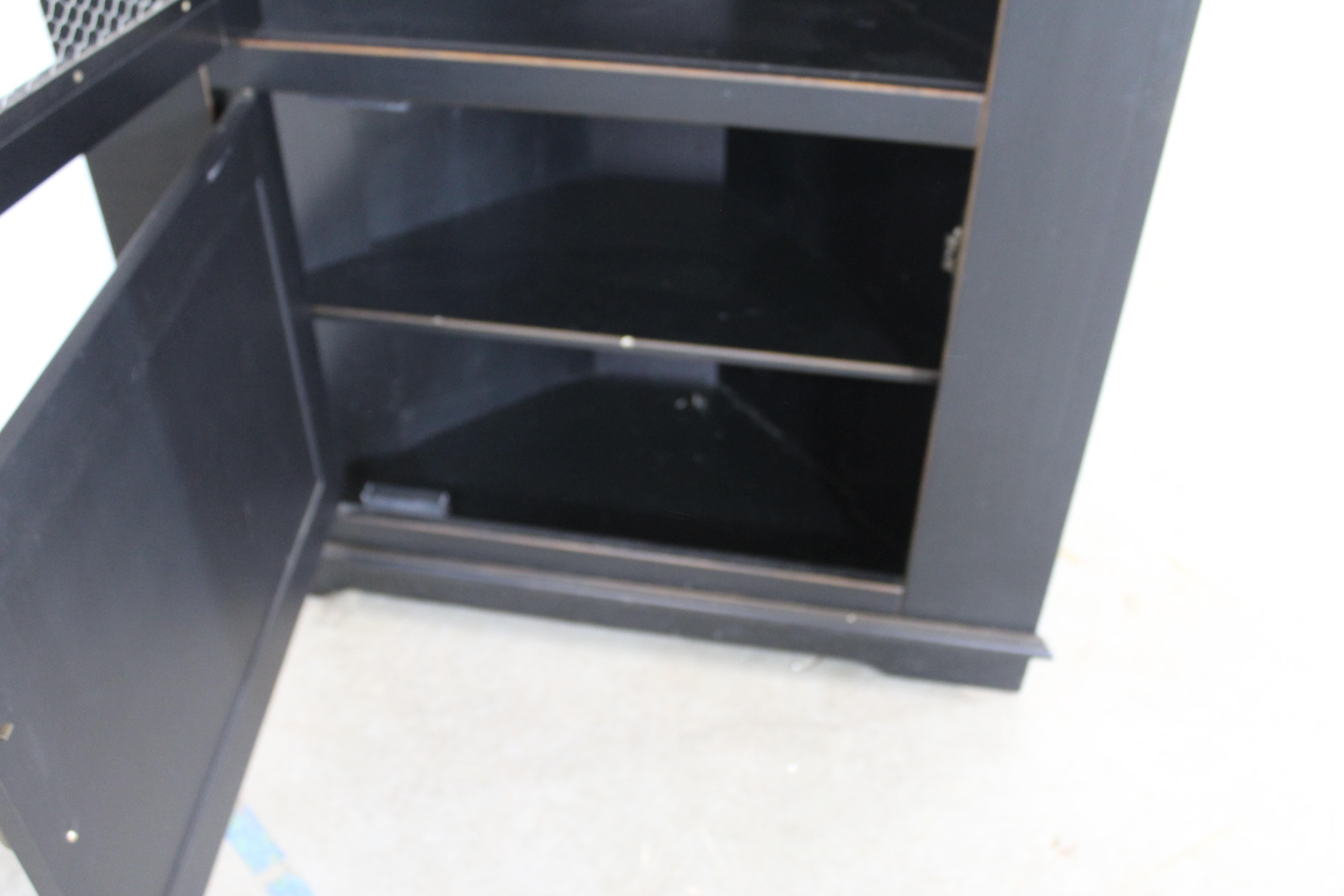 French Country Black Corner Cabinet by Ballard Designs 3