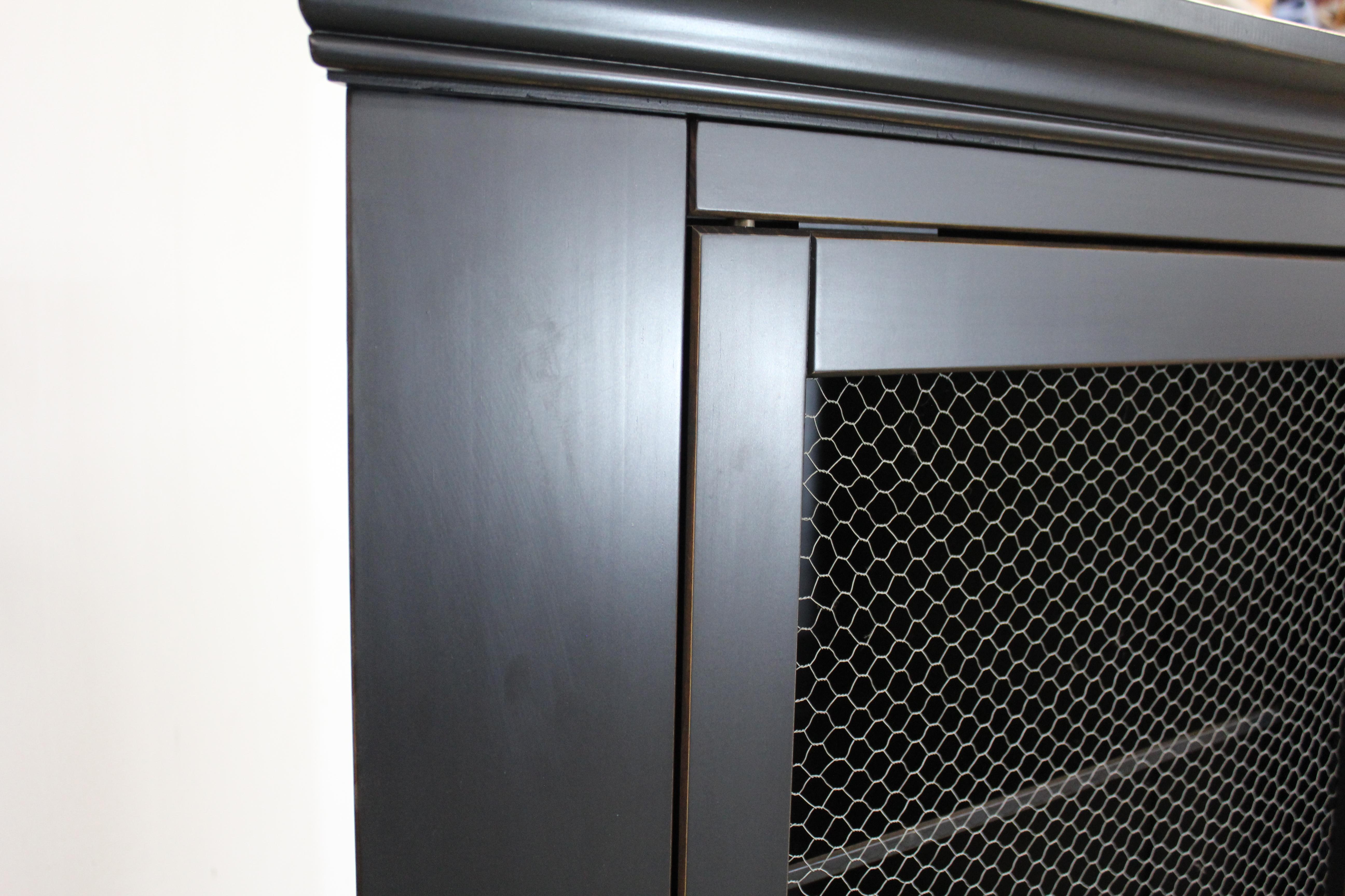 French Country Black Corner Cabinet by Ballard Designs 6