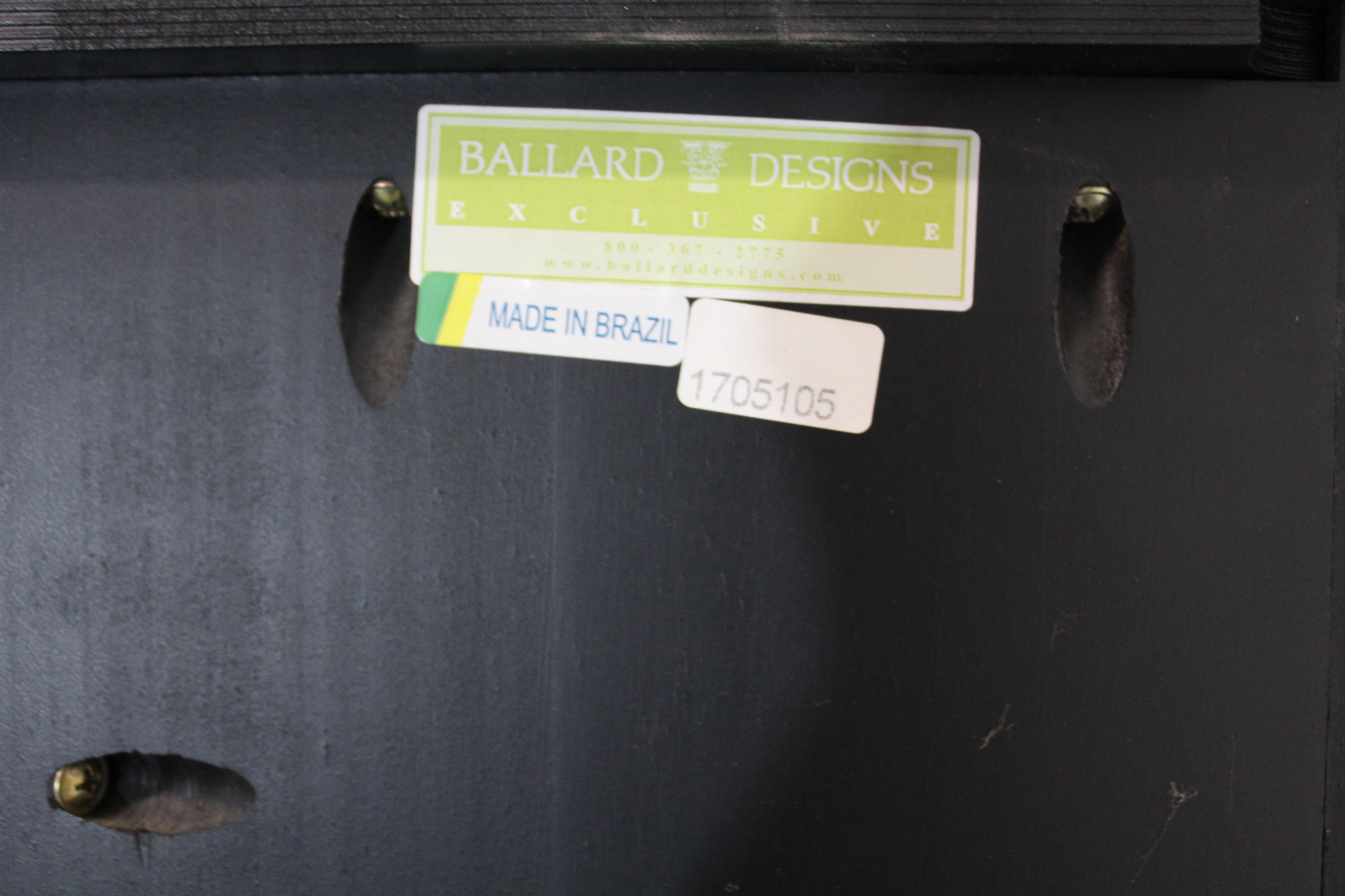 American French Country Black Corner Cabinet by Ballard Designs