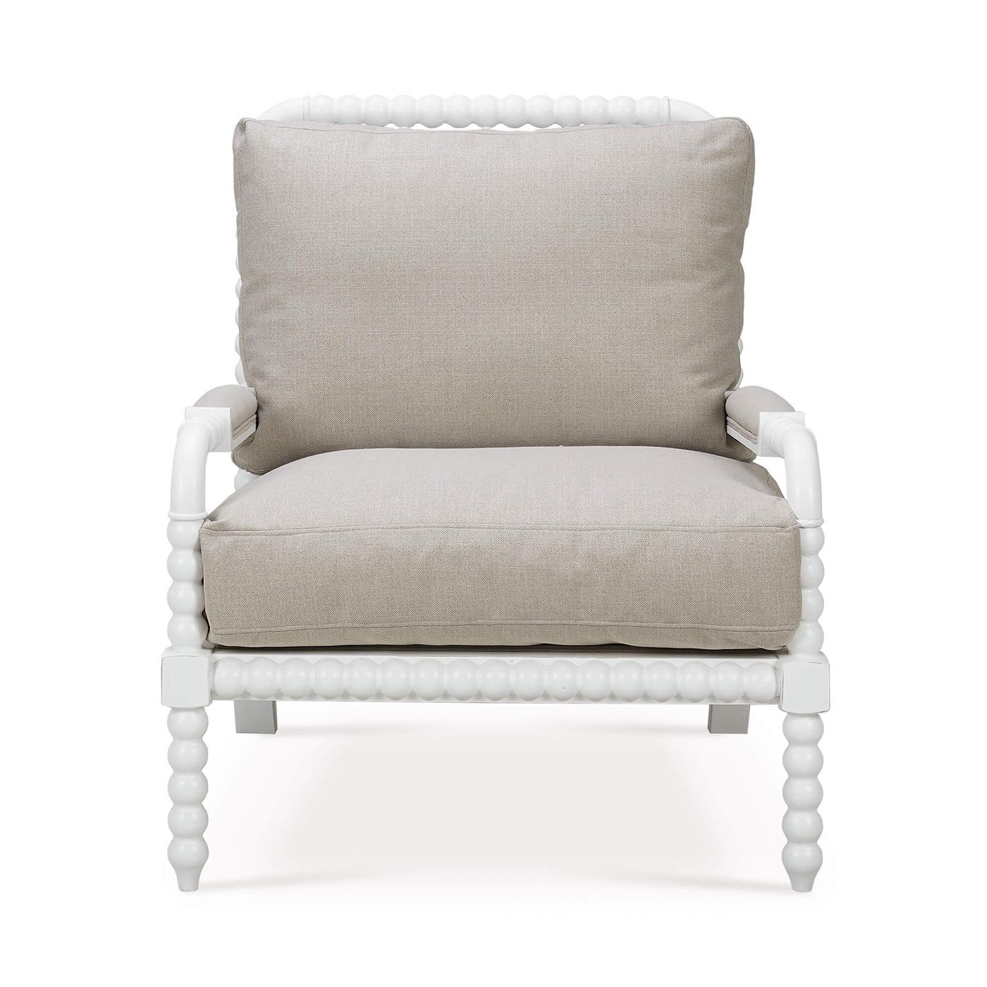Indonesian French Country Bobbin Armchair For Sale