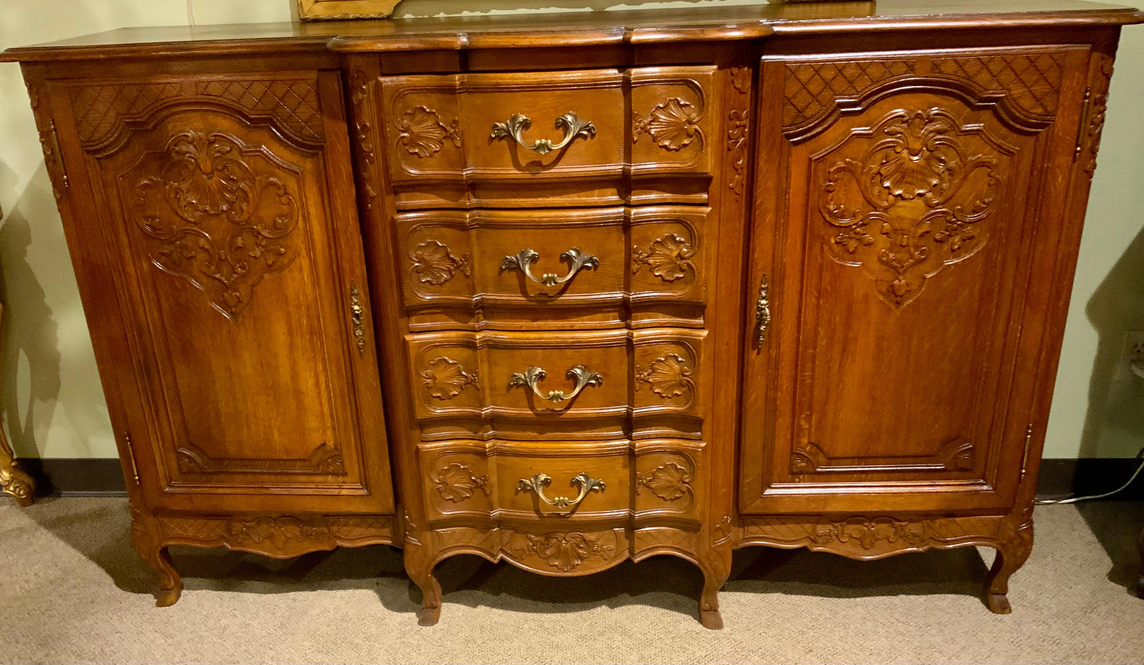 French country buffet/sideboard 19 th c in oa For Sale 2