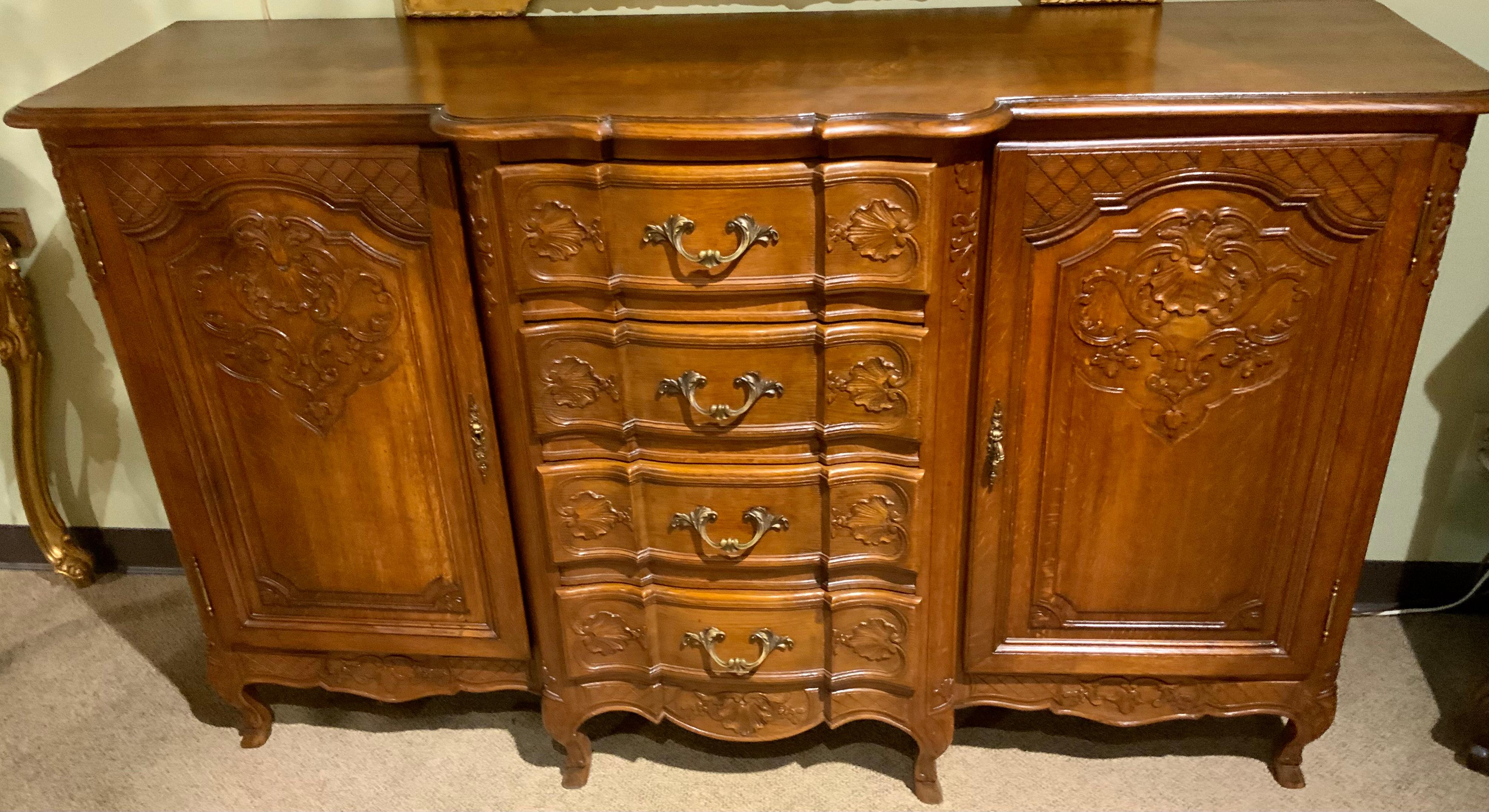 French country buffet/sideboard 19 th c in oa For Sale 4