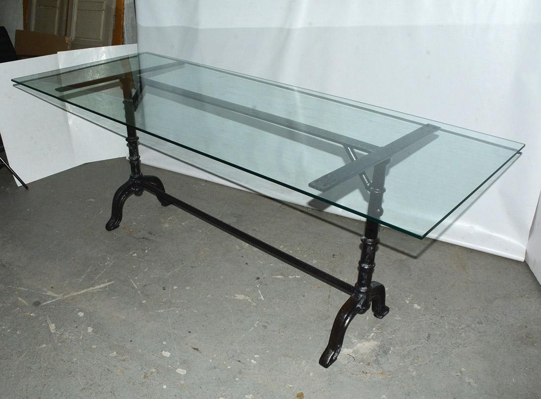 French Country Cafe Bistro Dining Table In Good Condition In Sheffield, MA