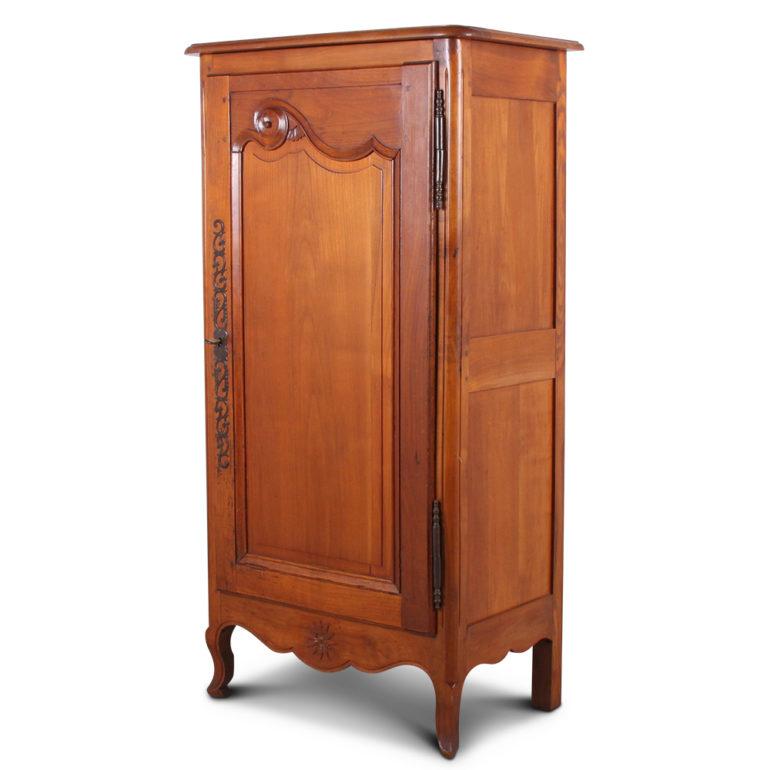 Carved French Country Cherry Cabinet