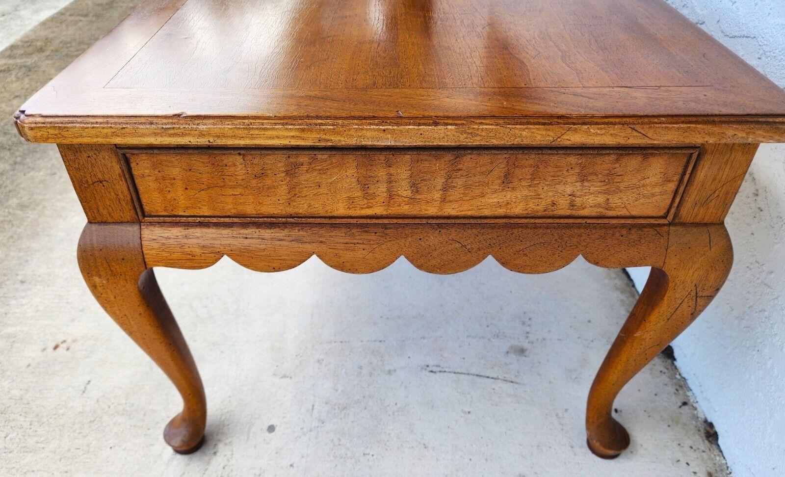 Wood French Country Coffee Table by Henredon For Sale