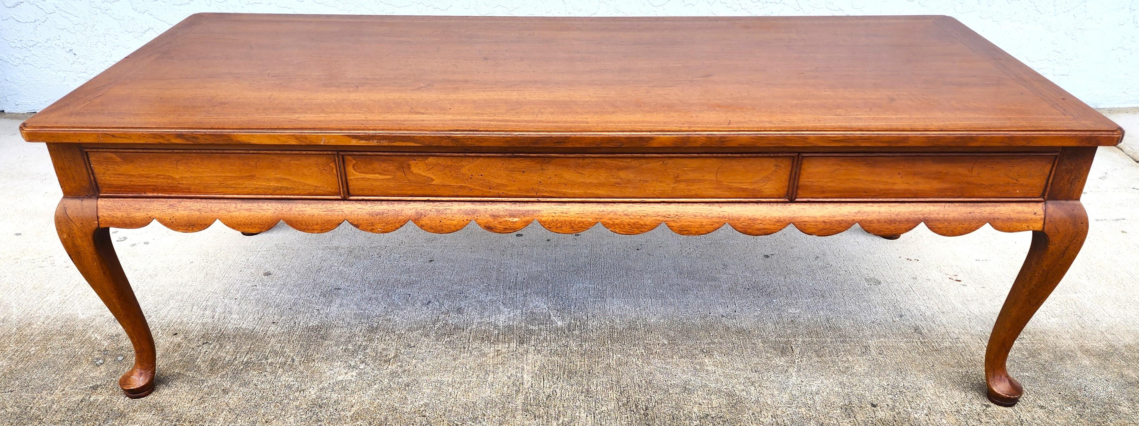 French Country Coffee Table by Henredon For Sale 3