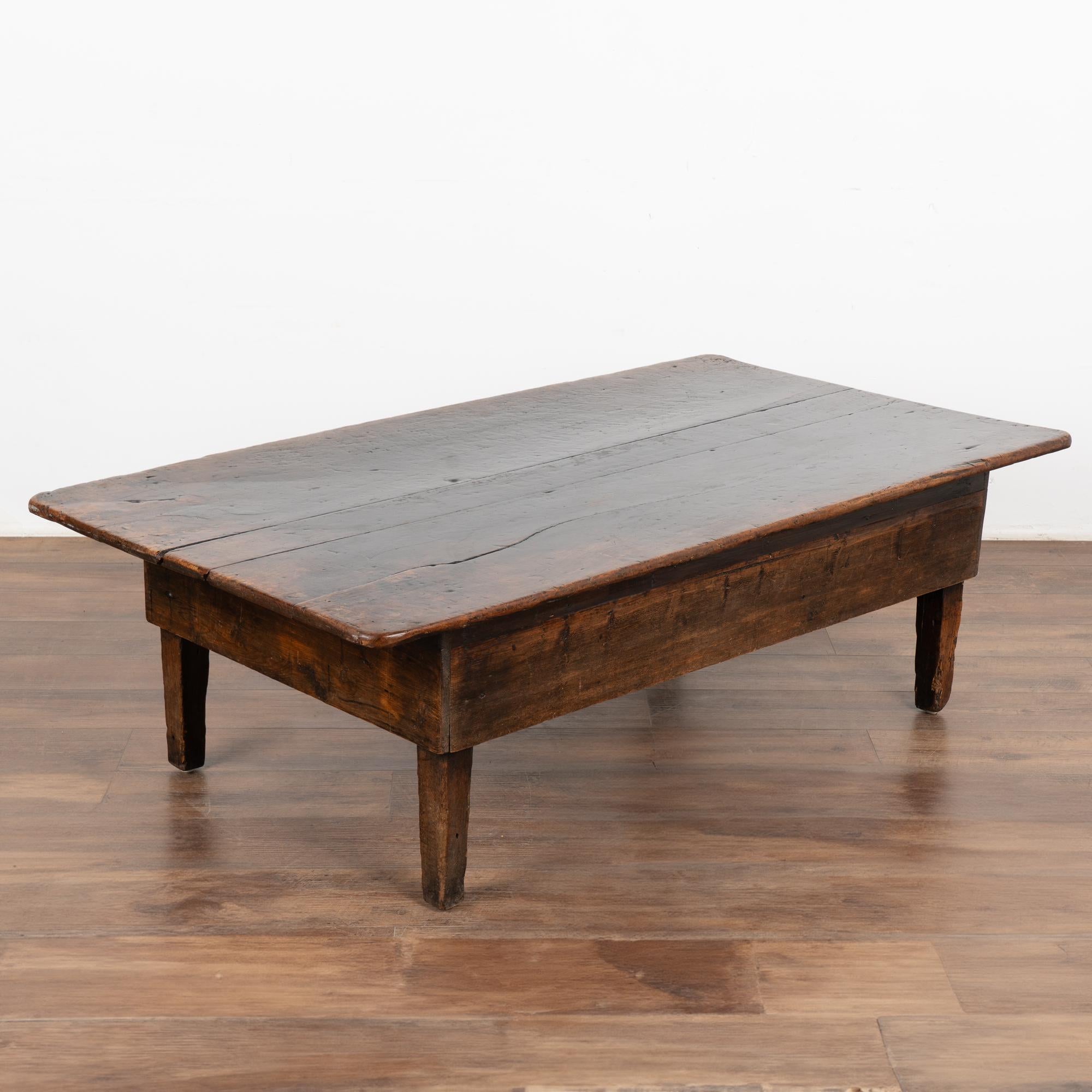 French Country Coffee Table With Single Drawer, Circa 1800-40 2