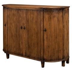 French Country Demilune Cabinet