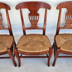 French Country Dining Chairs by HICKORY CHAIR CO Set of 4