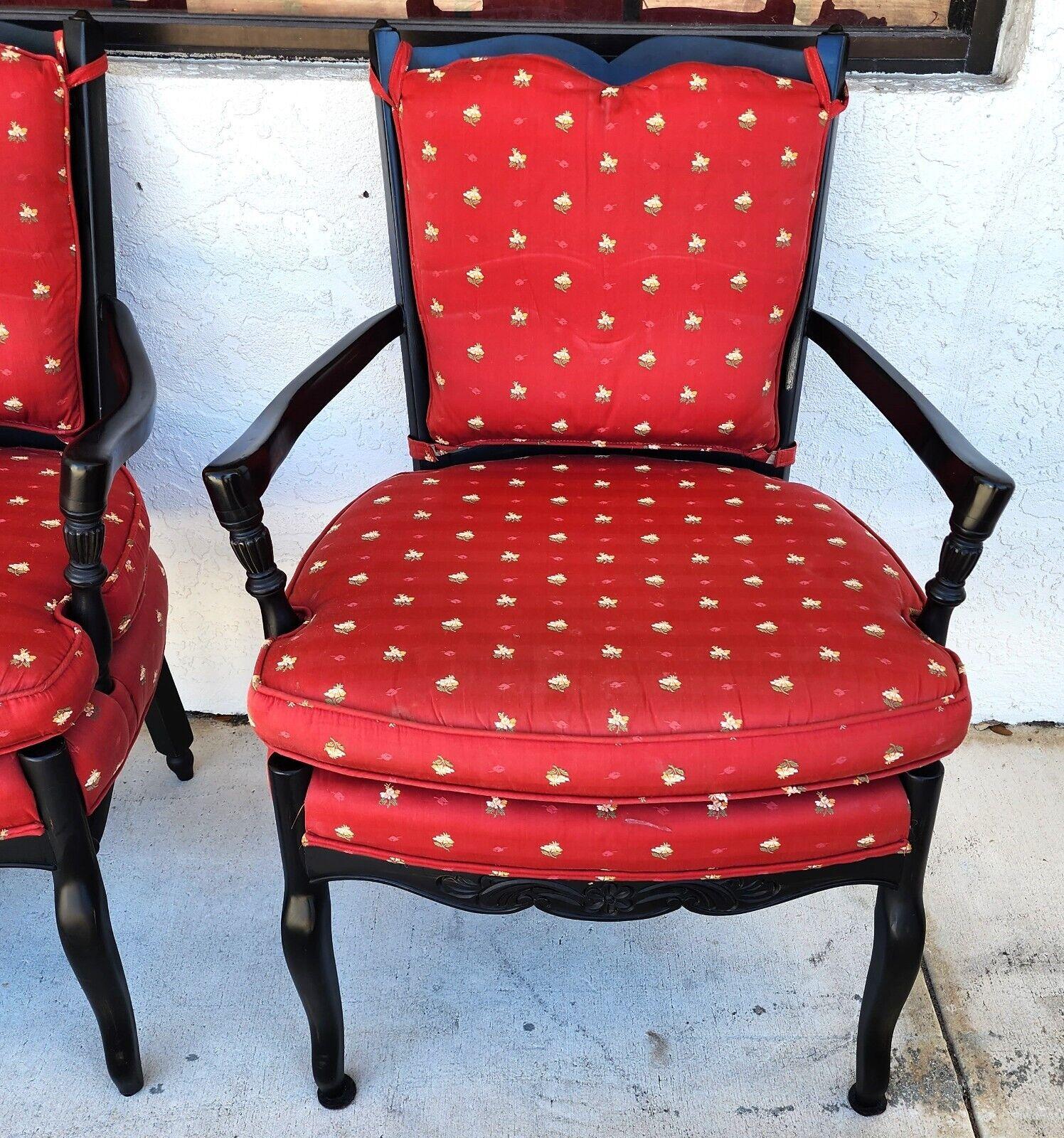 French Country Dining Chairs by PEARSON For Sale 5