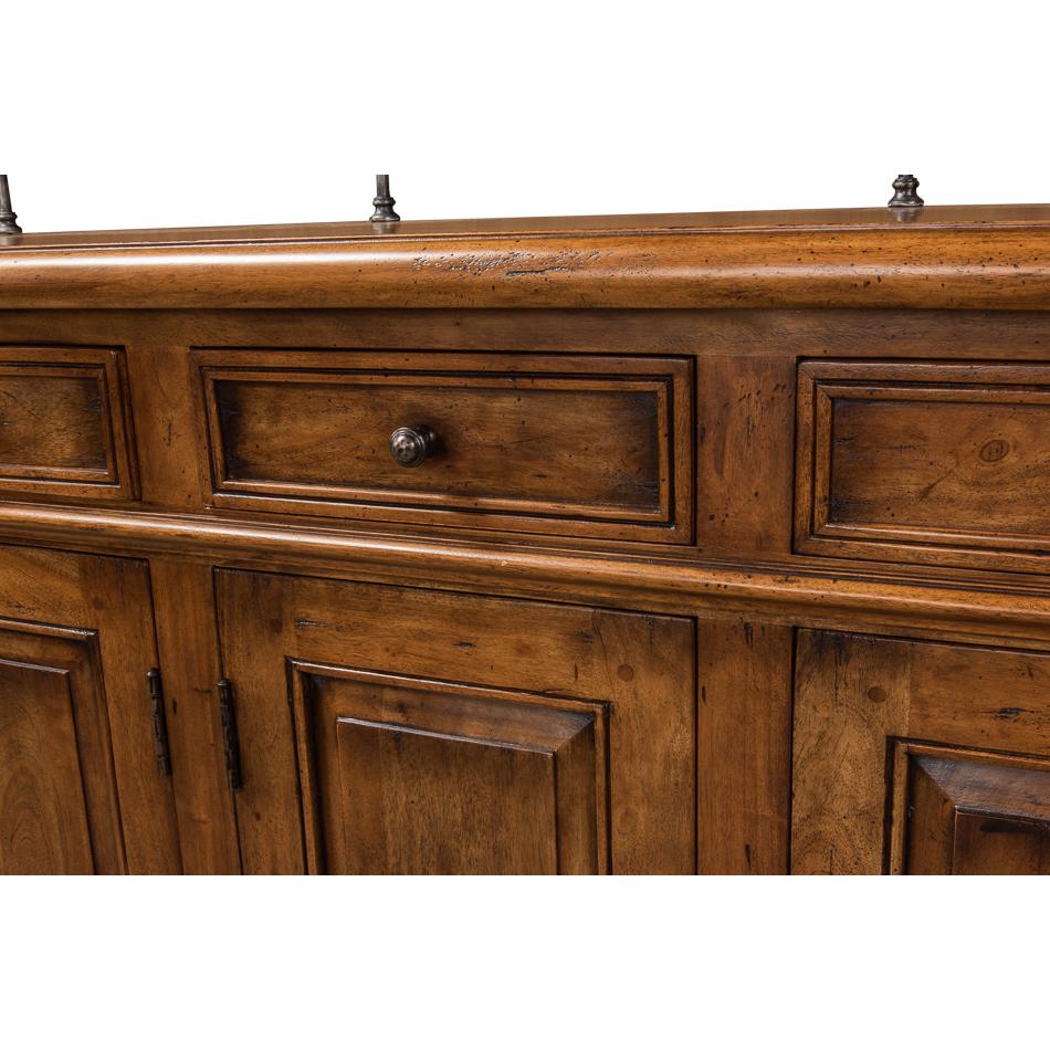 French Country Fruitwood Buffet Sideboard In New Condition For Sale In Westwood, NJ