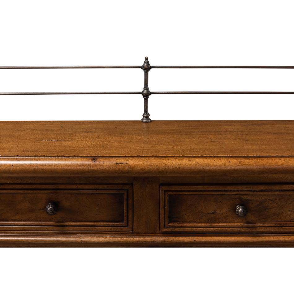 Wood French Country Fruitwood Buffet Sideboard For Sale