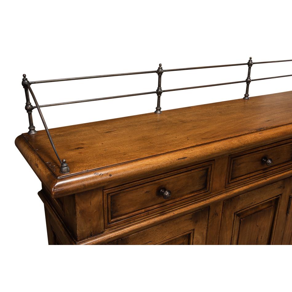 French Country Fruitwood Buffet Sideboard For Sale 1