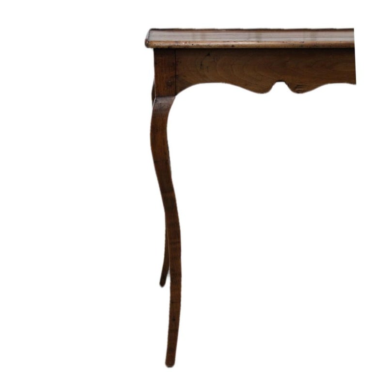 Antique Carved Wooden Side Table w/Drawer