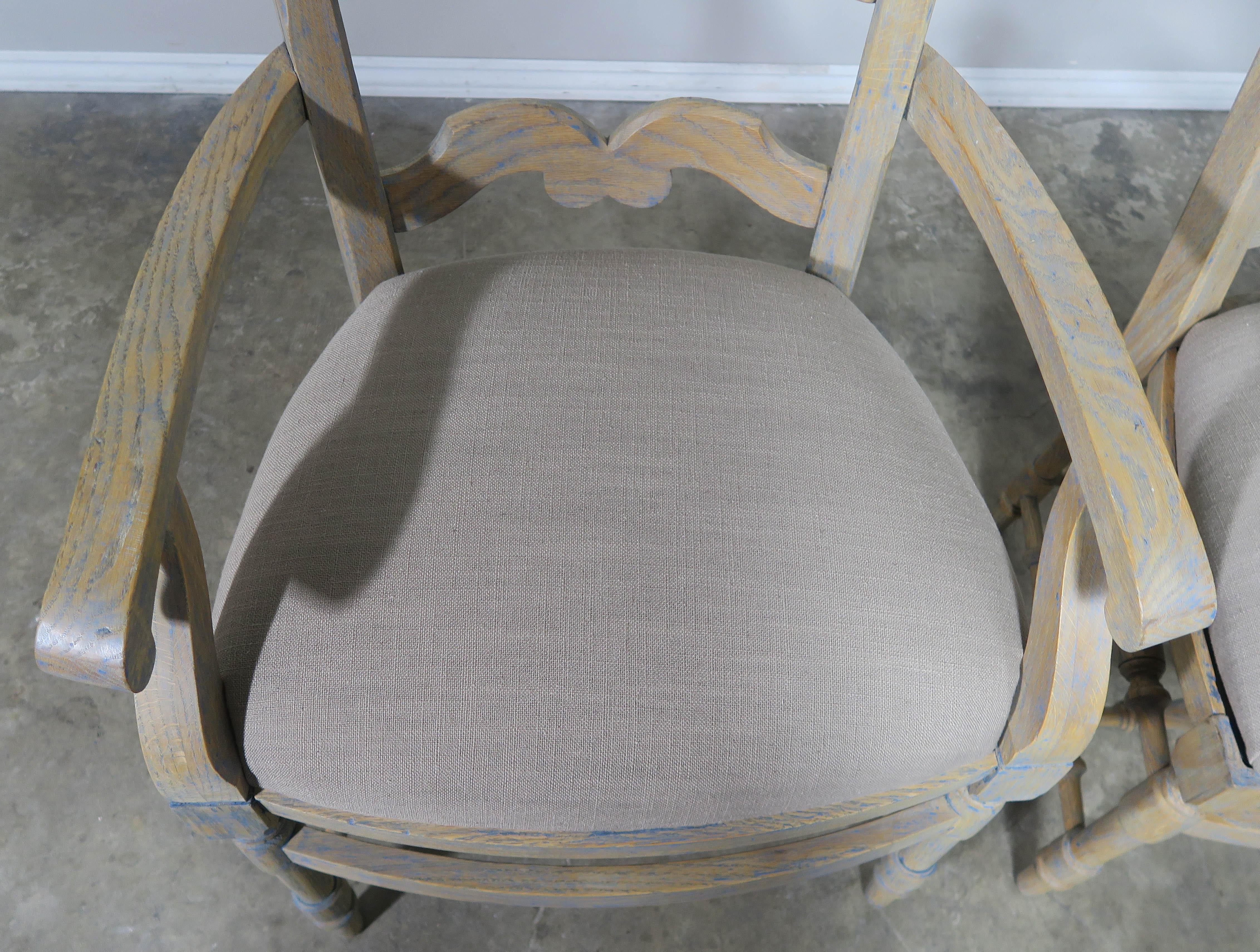 vintage french country dining chairs