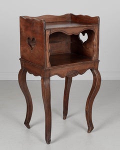 French Country Louis XV Side Table or Nightstand