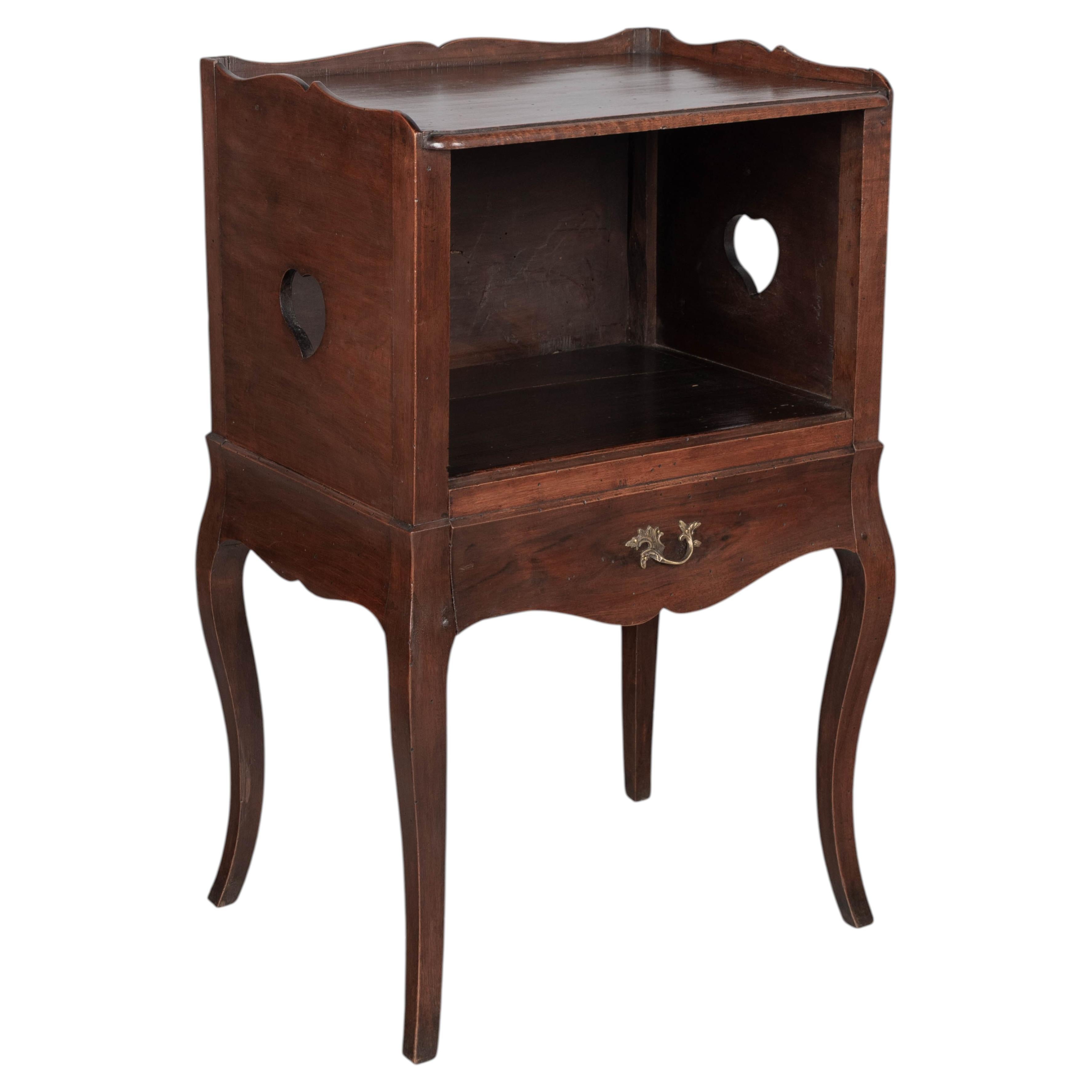 French Country Louis XV Side Table or Nightstand