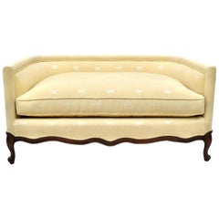 Antique French Country Louis XV Style Settee Loveseat