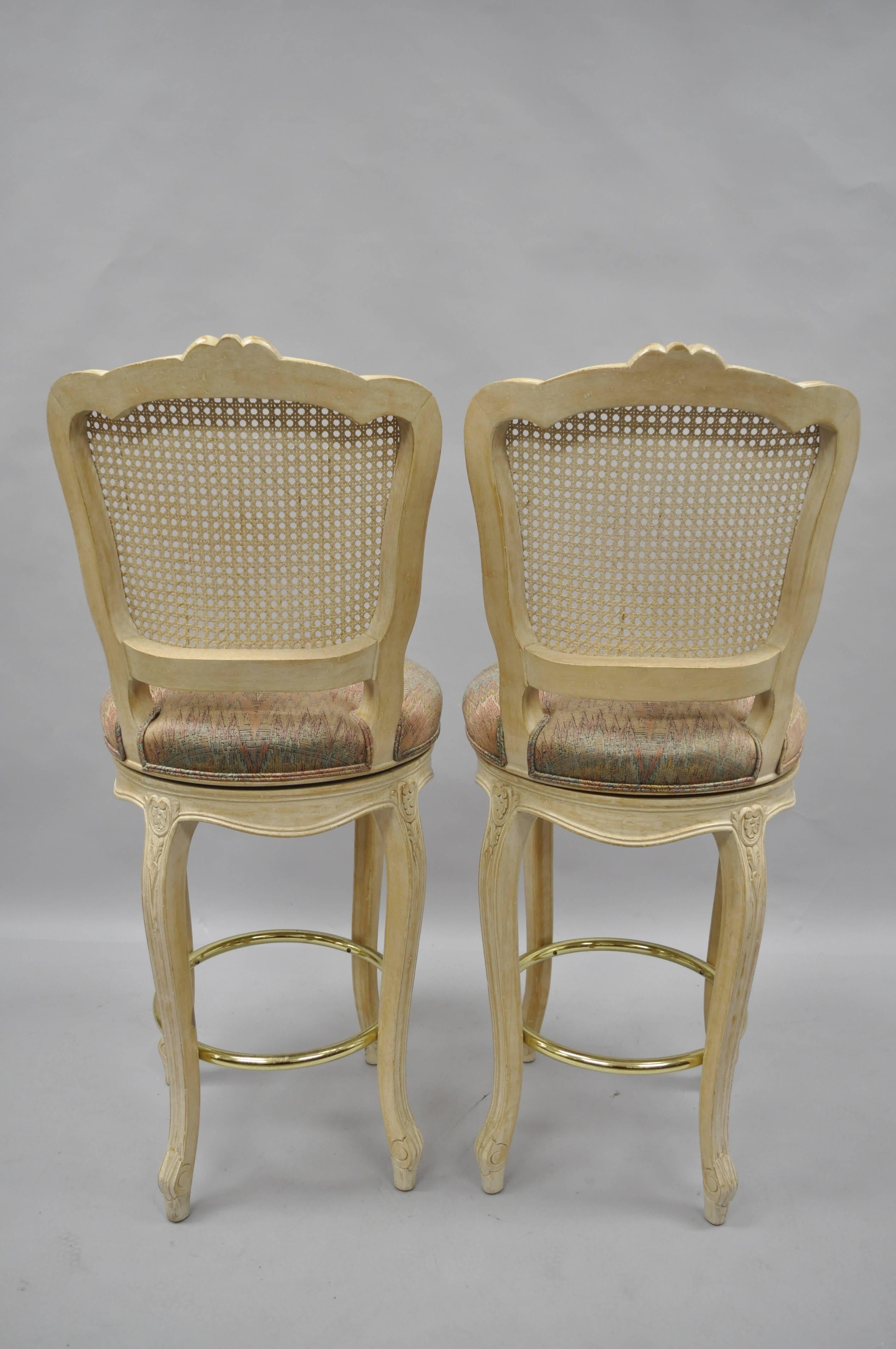 french country swivel bar stools