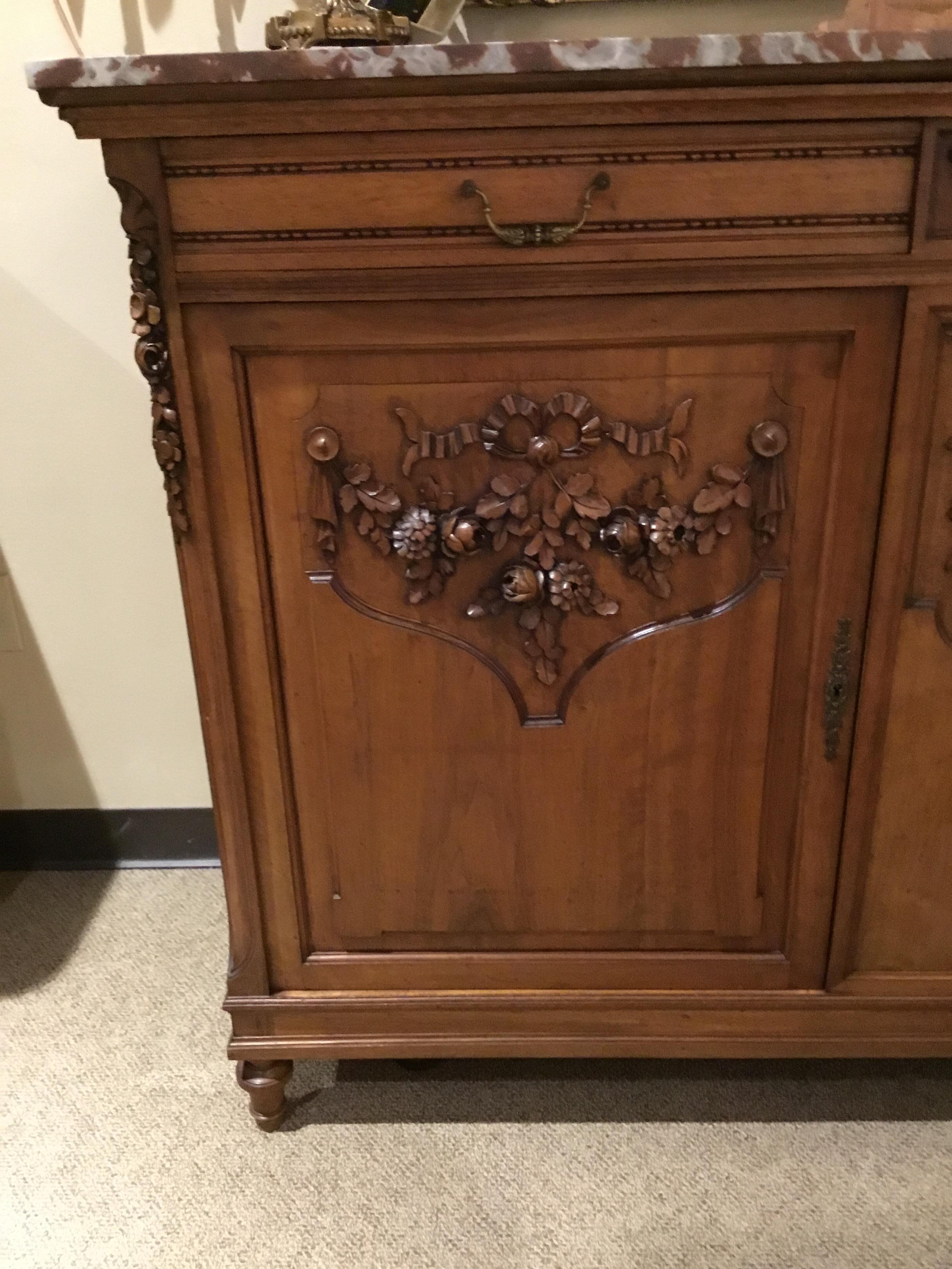 marble top buffet for sale