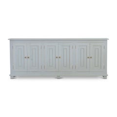 French Country Narrow Sideboard - Ocean Blue