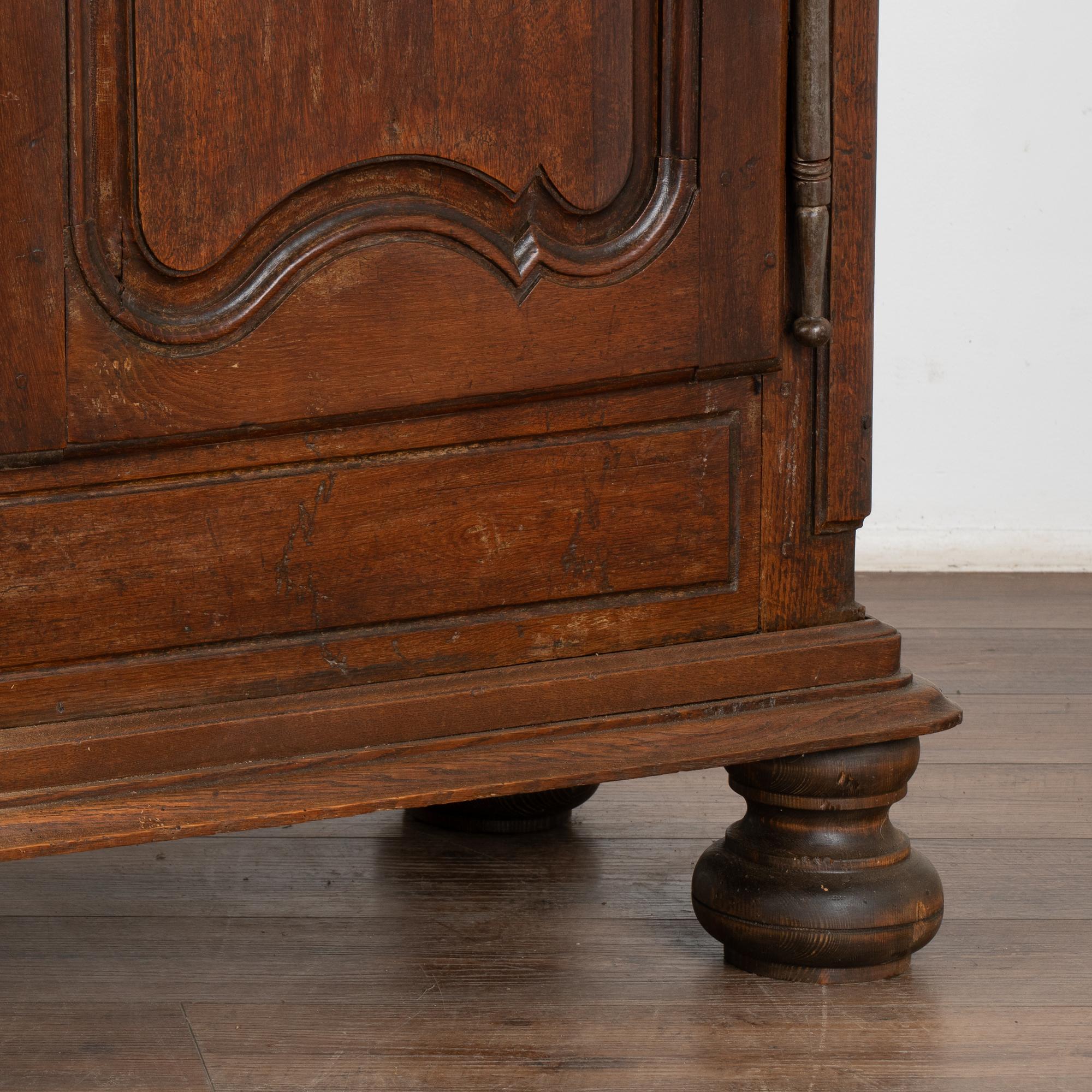 French Country Oak Armoire, circa 1800's 7