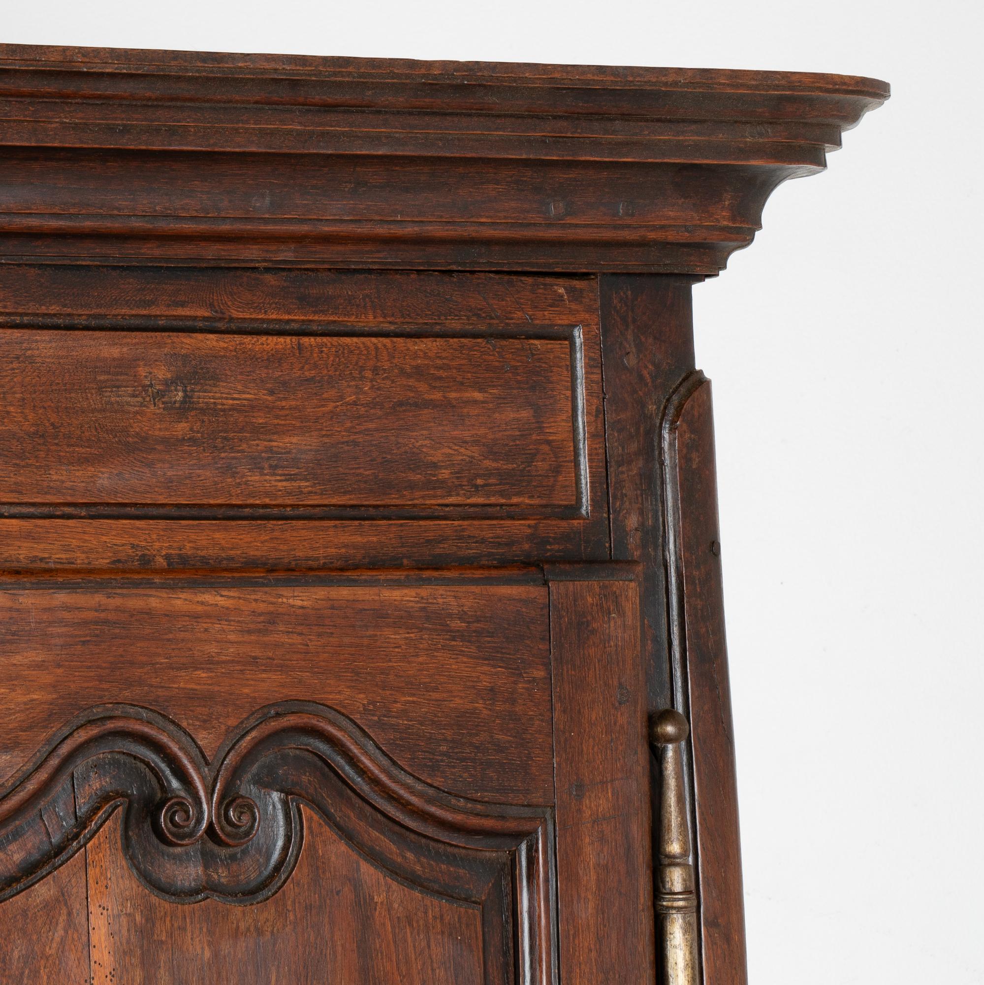 French Country Oak Armoire, circa 1800's 1
