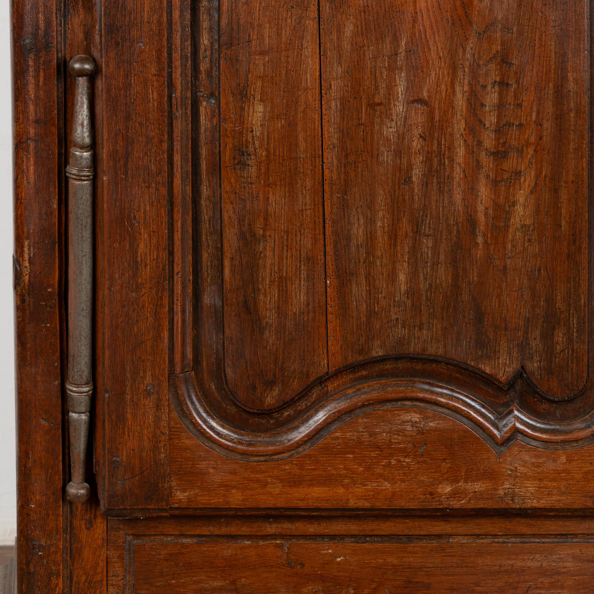 French Country Oak Armoire, circa 1800's 4