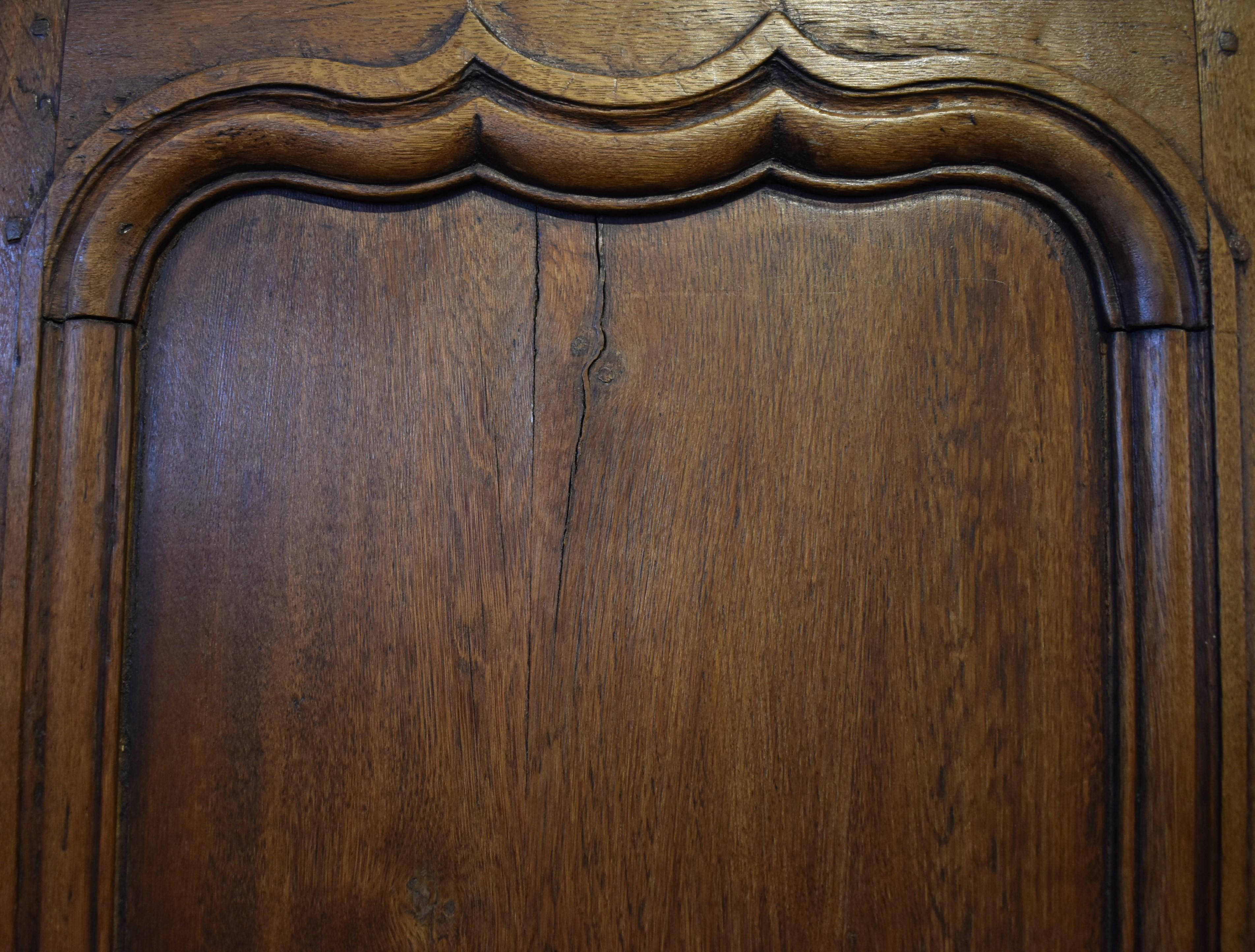 Cabinet Deux Corps in Oak, circa 1860 in vendita 3