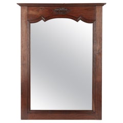 French Country Oak Trumeau Mirror