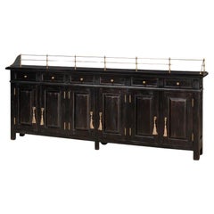 French Country Painted Buffet Sideboard