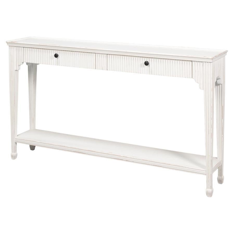 Console dipinta in stile French Country