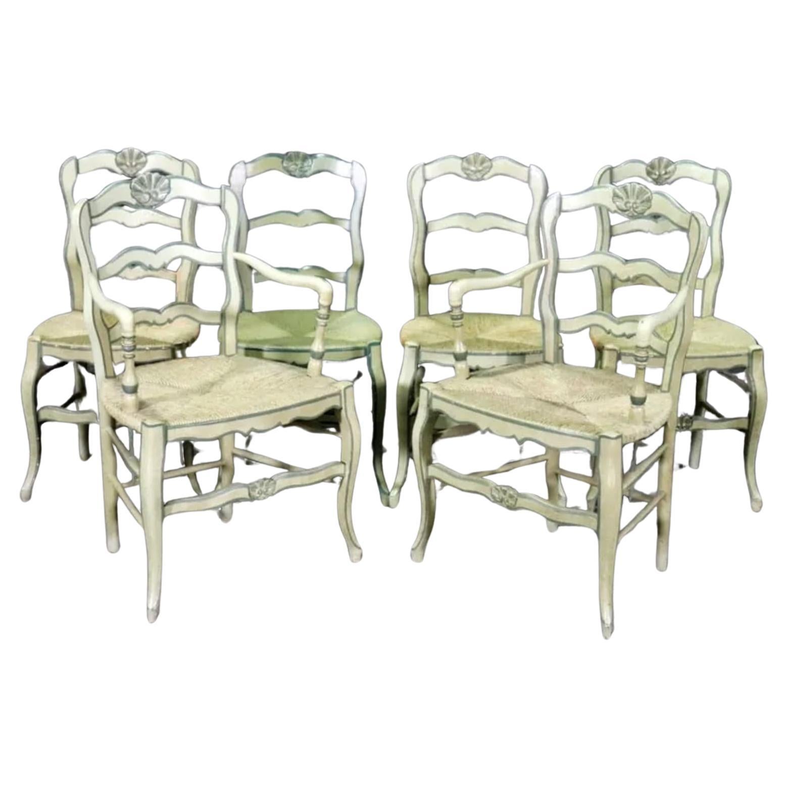 French Country Painted Dining Chairs