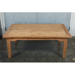French Country Pine Table into Coffee Table