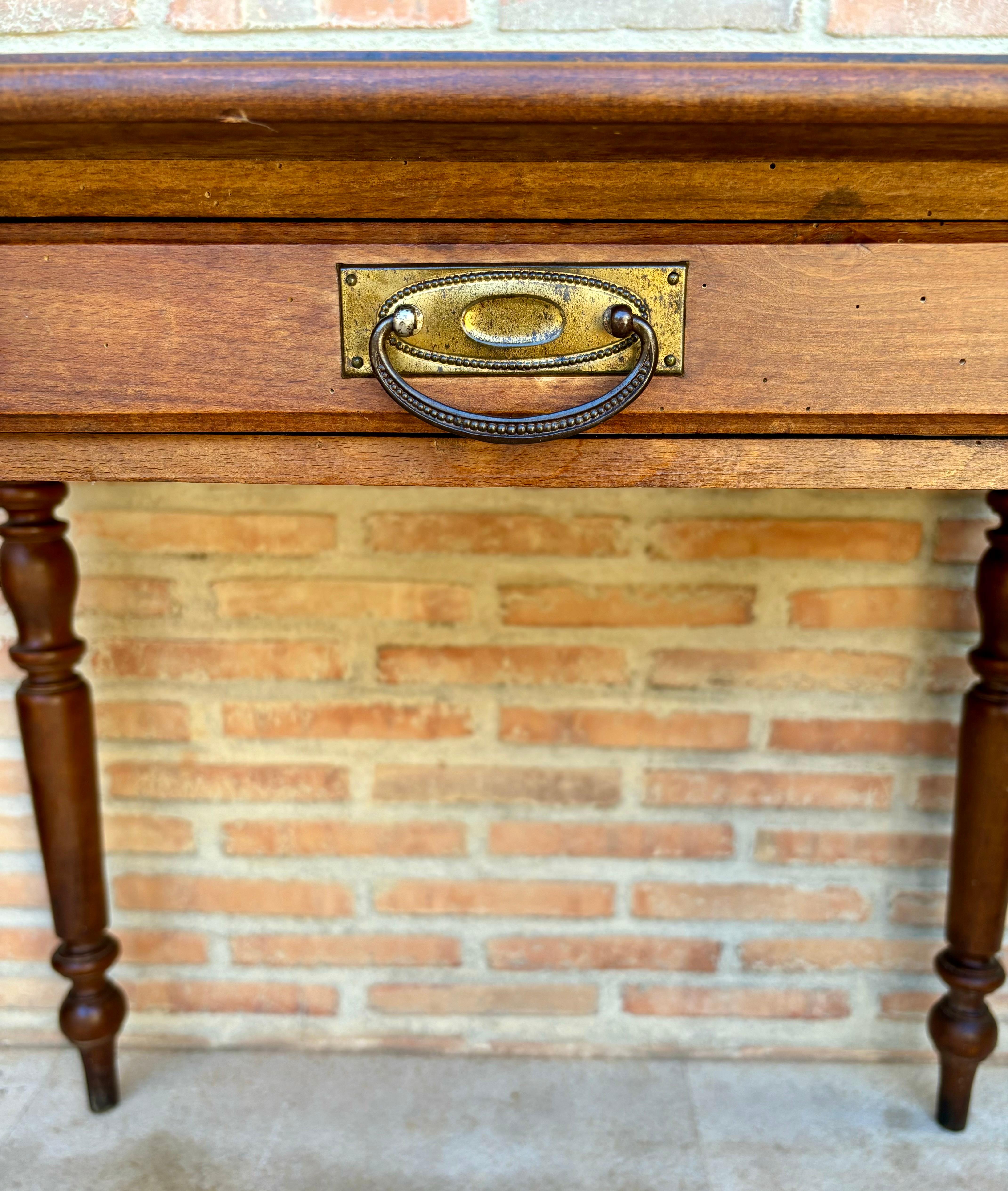 XX secolo Tavolo da lavoro French Country in pino e Oak, anni '20 in vendita
