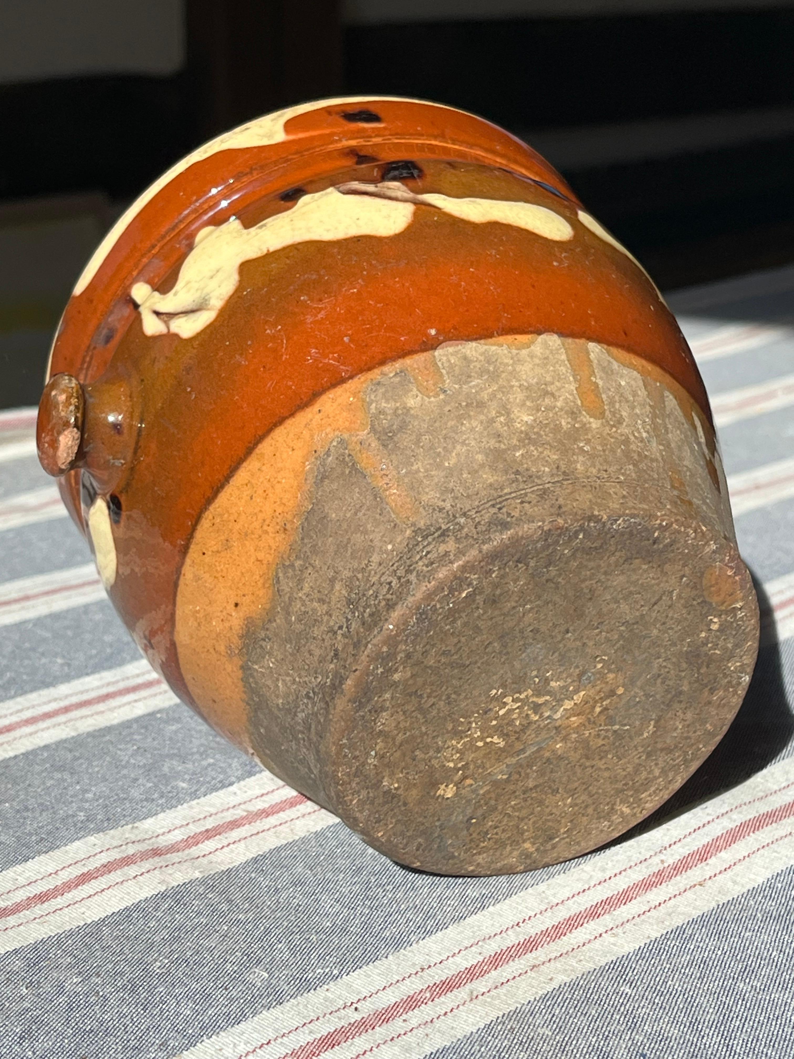 Pottery French Country Pot, Jaspe