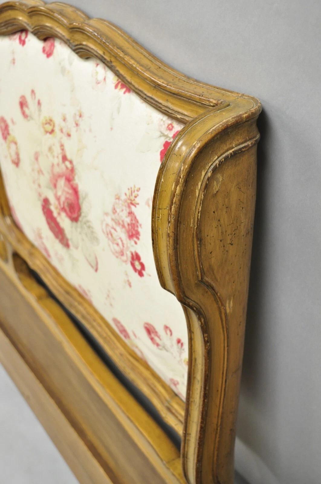 Testiera per letto matrimoniale French Country Provincial Hollywood Regency Pretzel Scroll King Sz in vendita 3