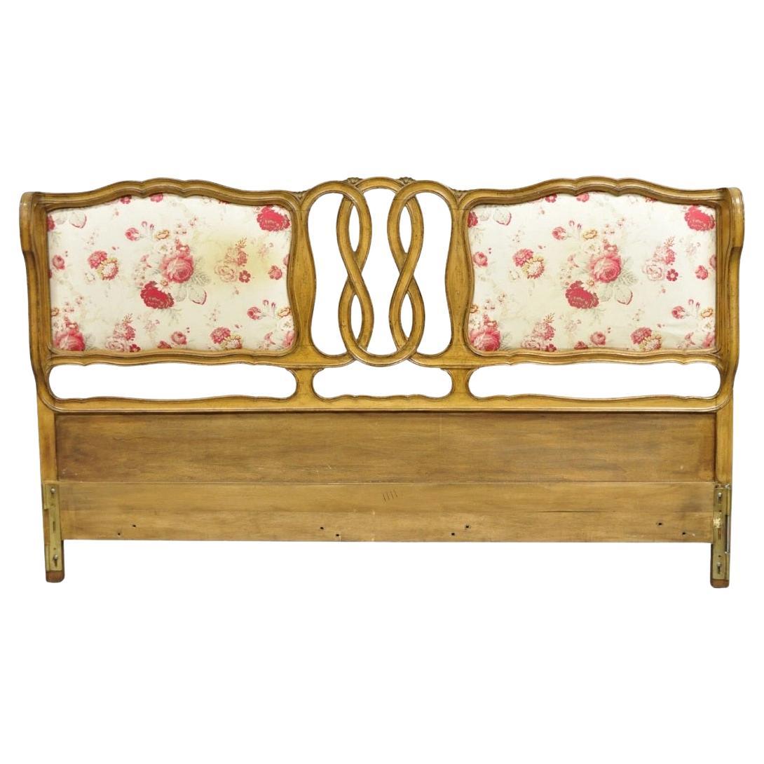 French Country Provincial Hollywood Regency Pretzel Scroll King Sz Bed Headboard
