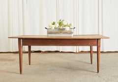 French Country Provincial Pine Farmhouse Harvest Table