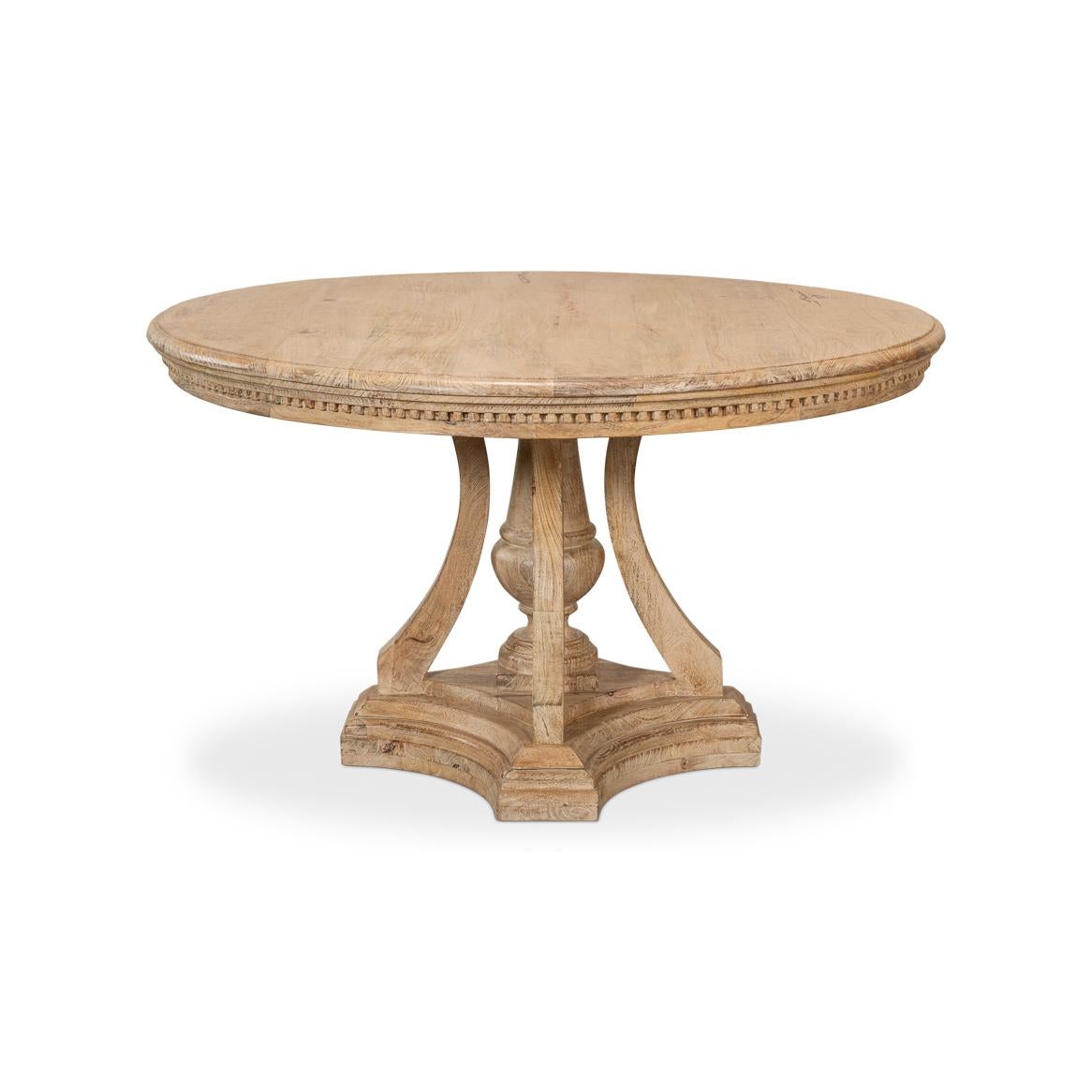 French Country Round Dining Table For Sale 3