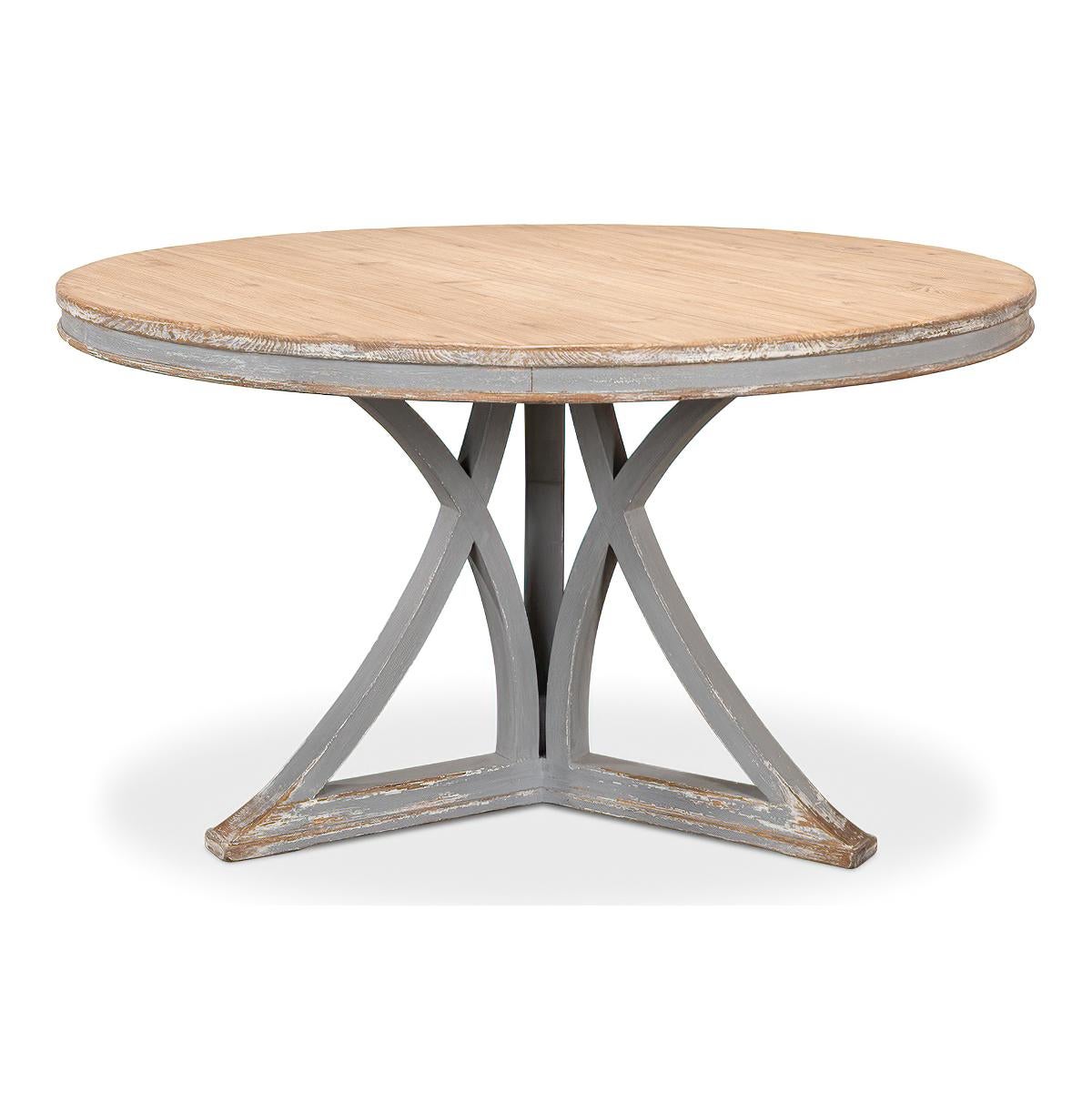 french round dining table