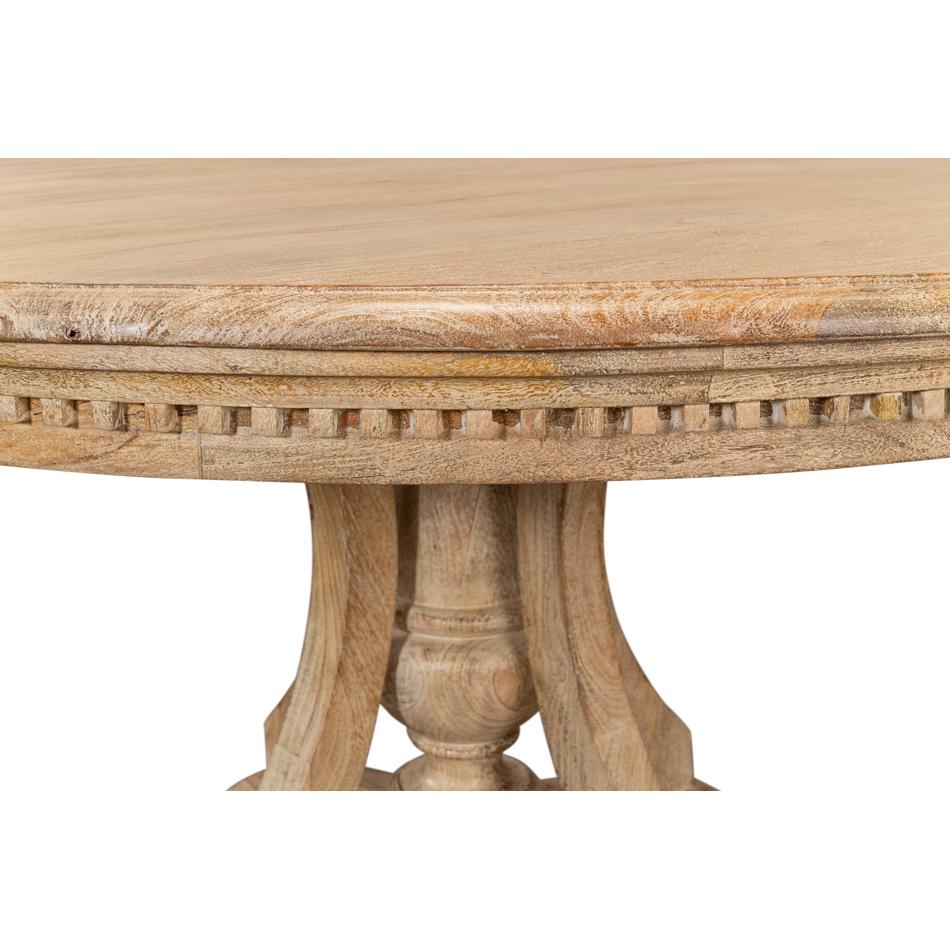 French Country Round Dining Table For Sale 1