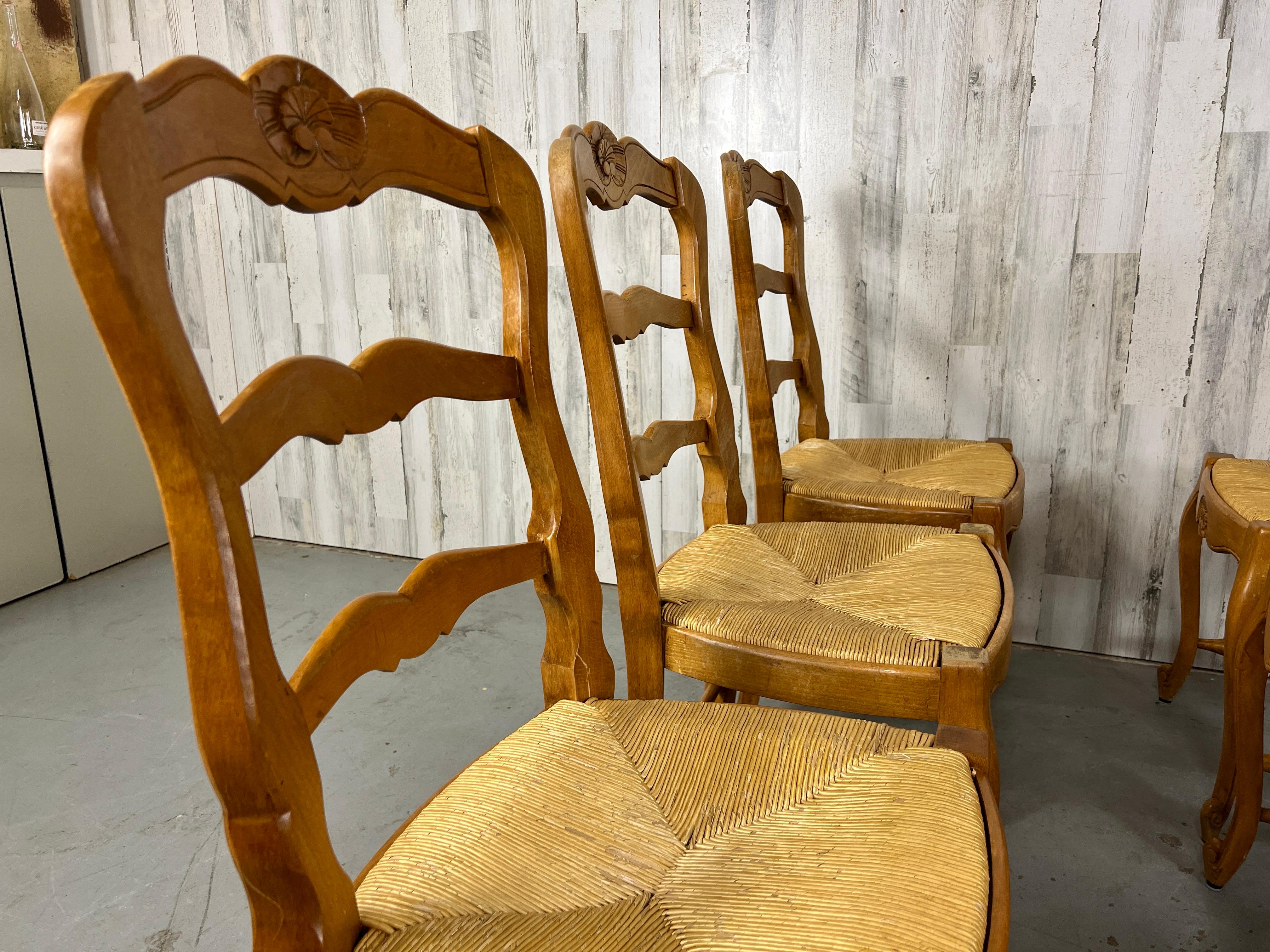 French Country Rush Dining Chairs 5