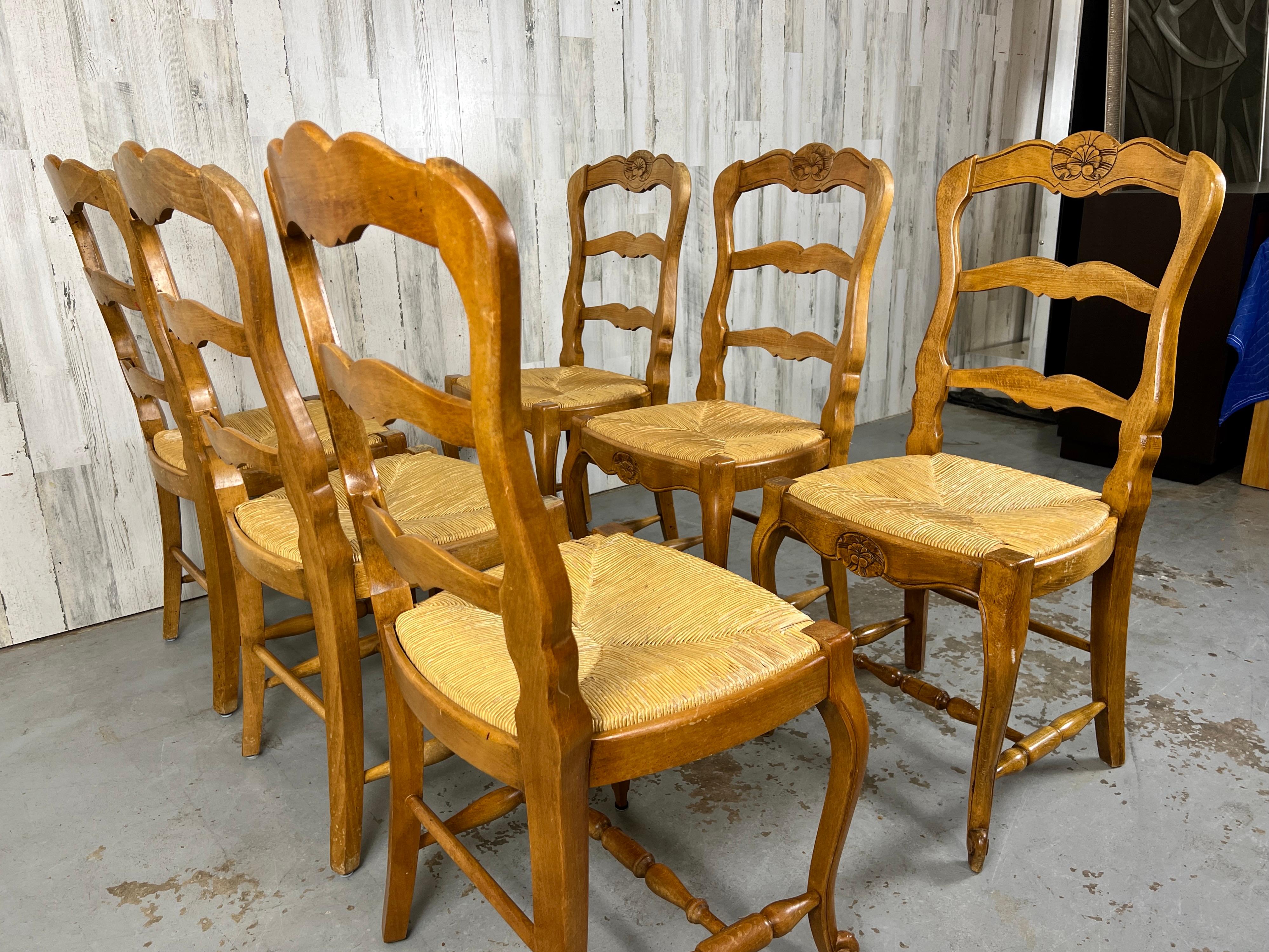 French Country Rush Dining Chairs 7