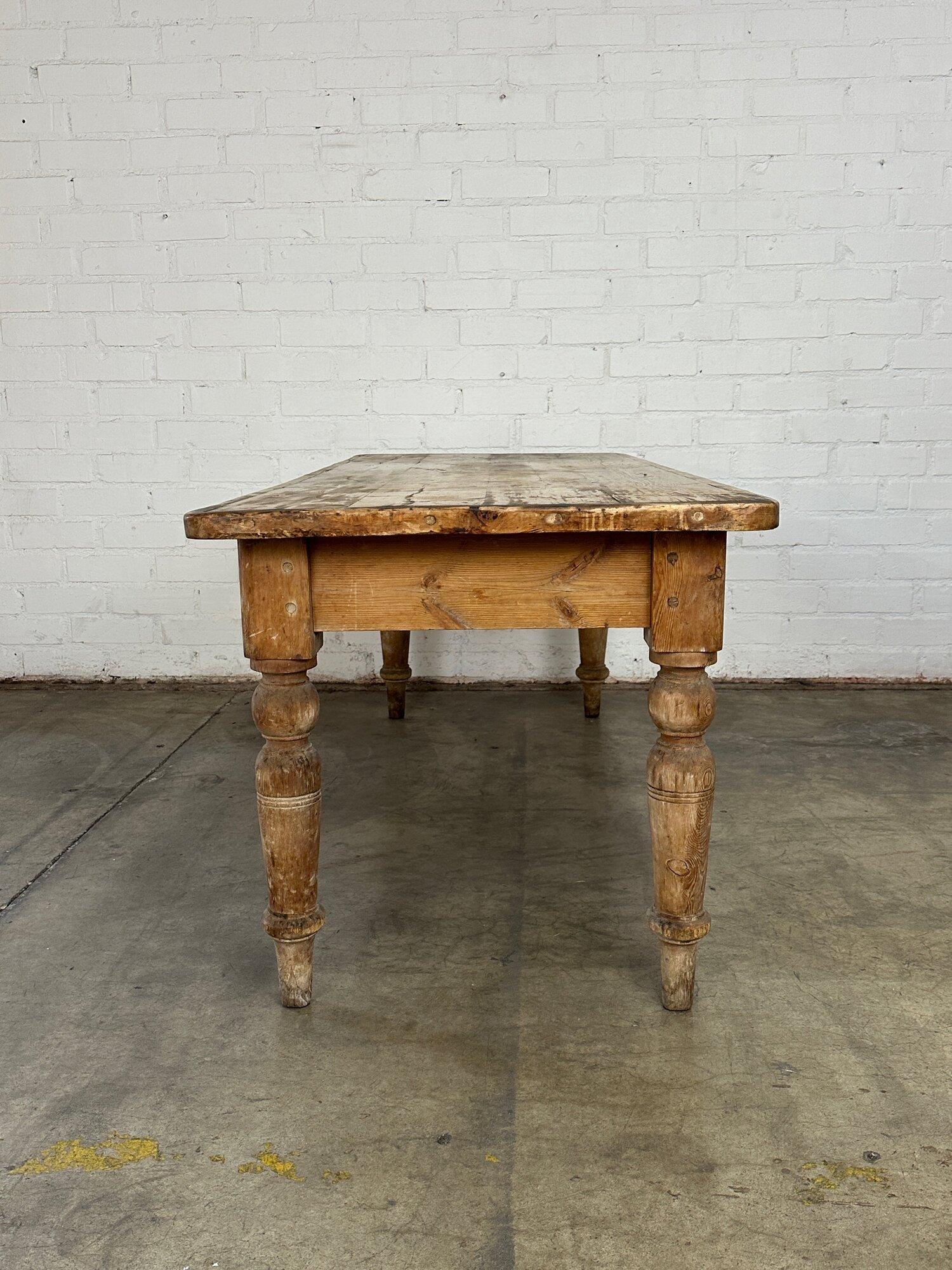 French Country Rustic Dining Table For Sale 10