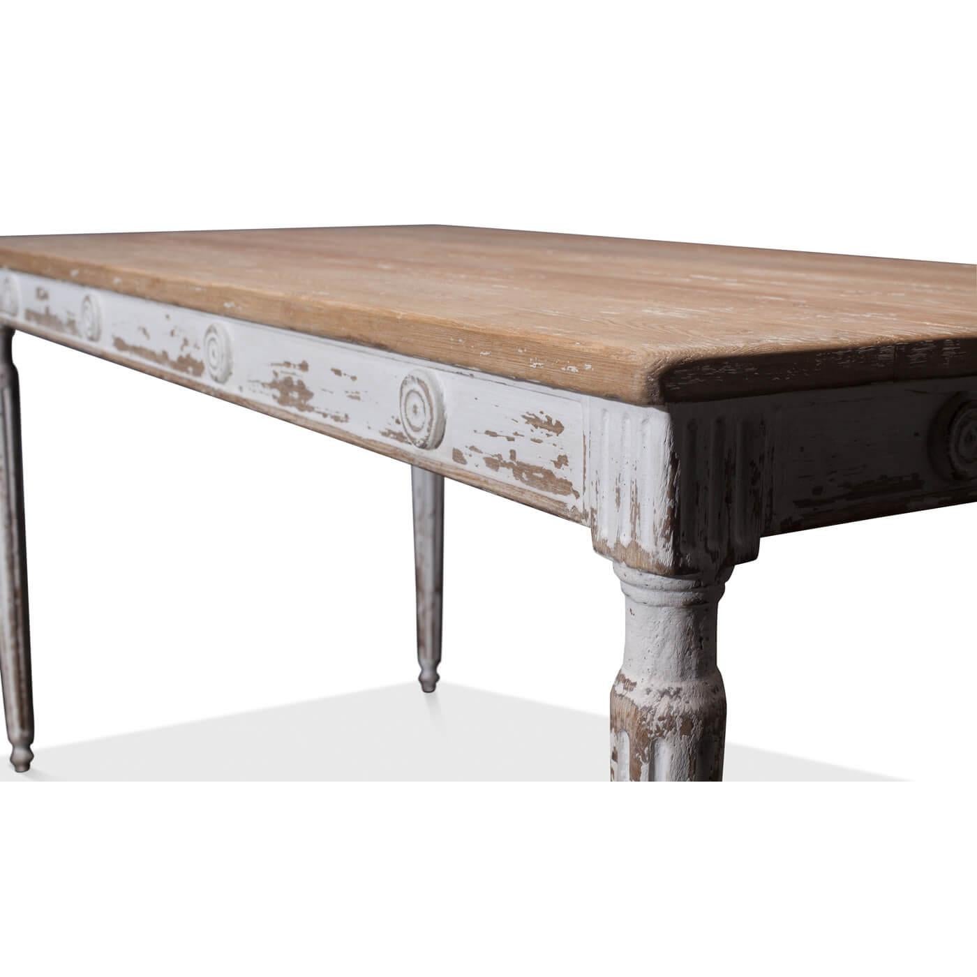 rustic french dining table