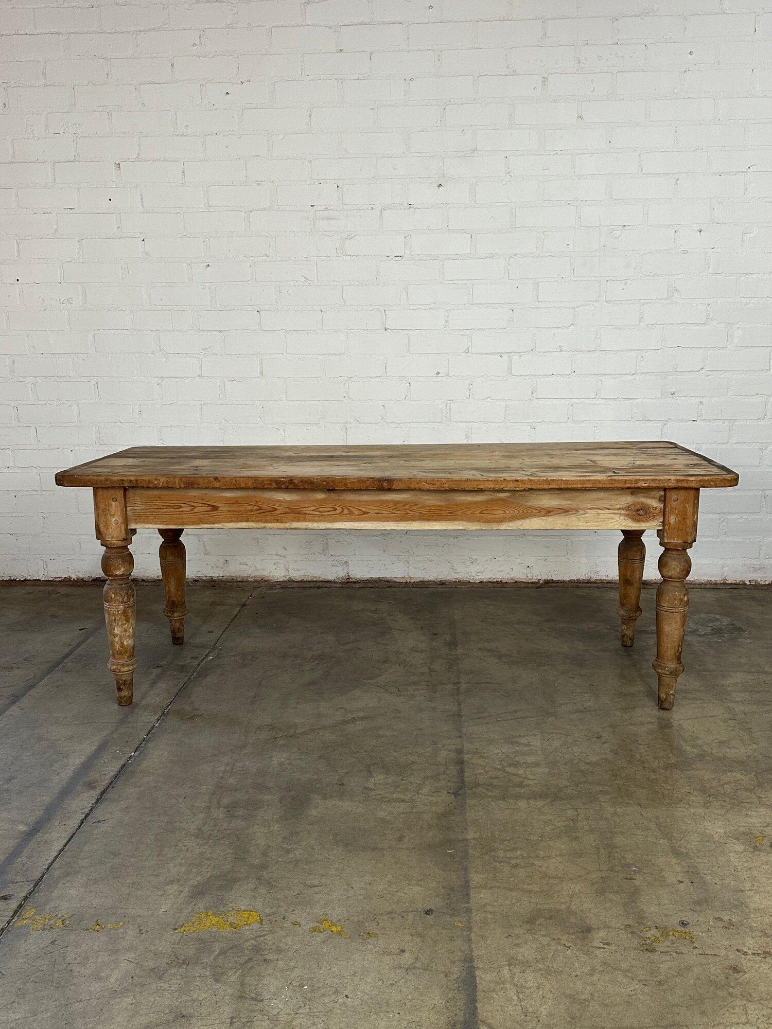 French Country Rustic Dining Table For Sale 4